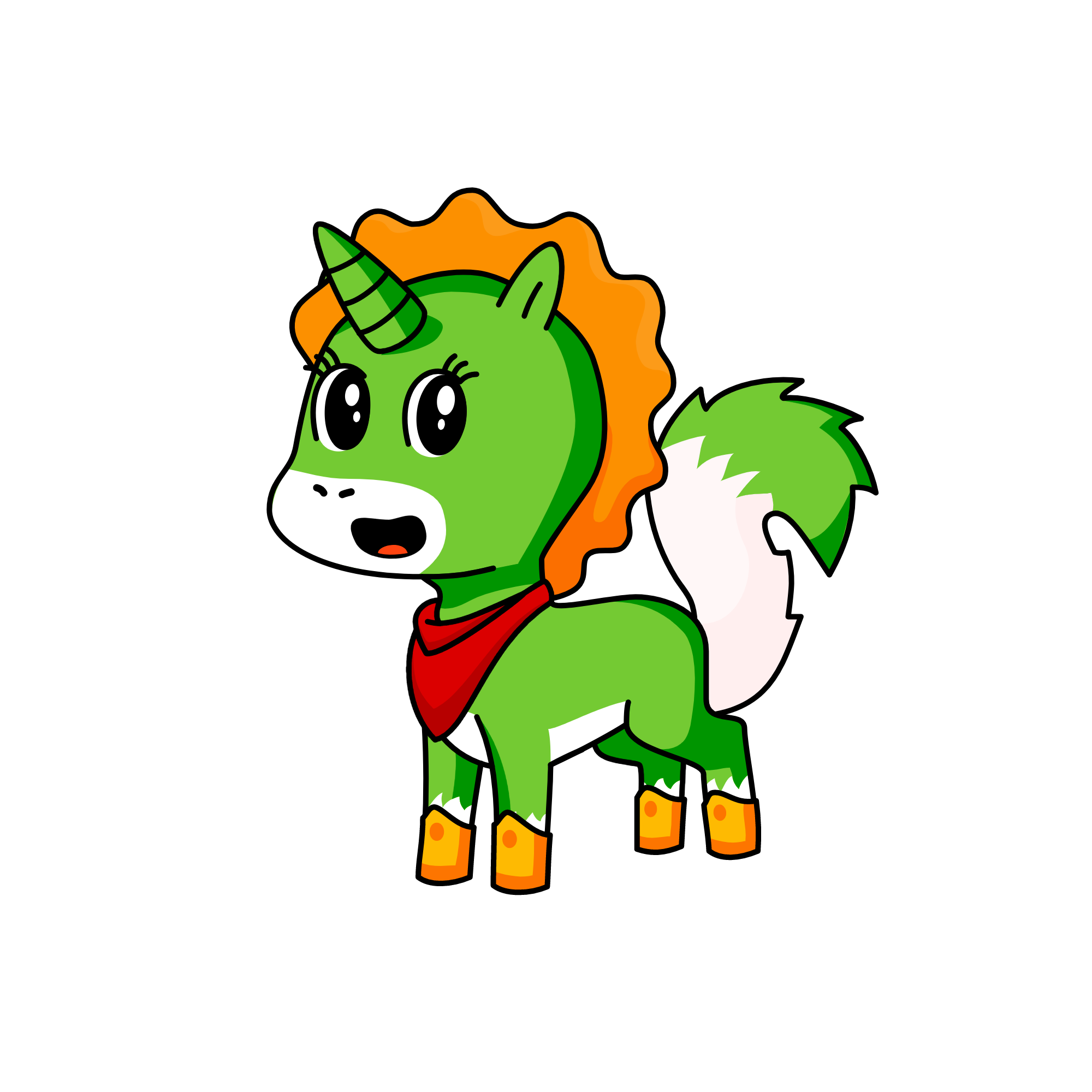 Yoshi, the unicorn