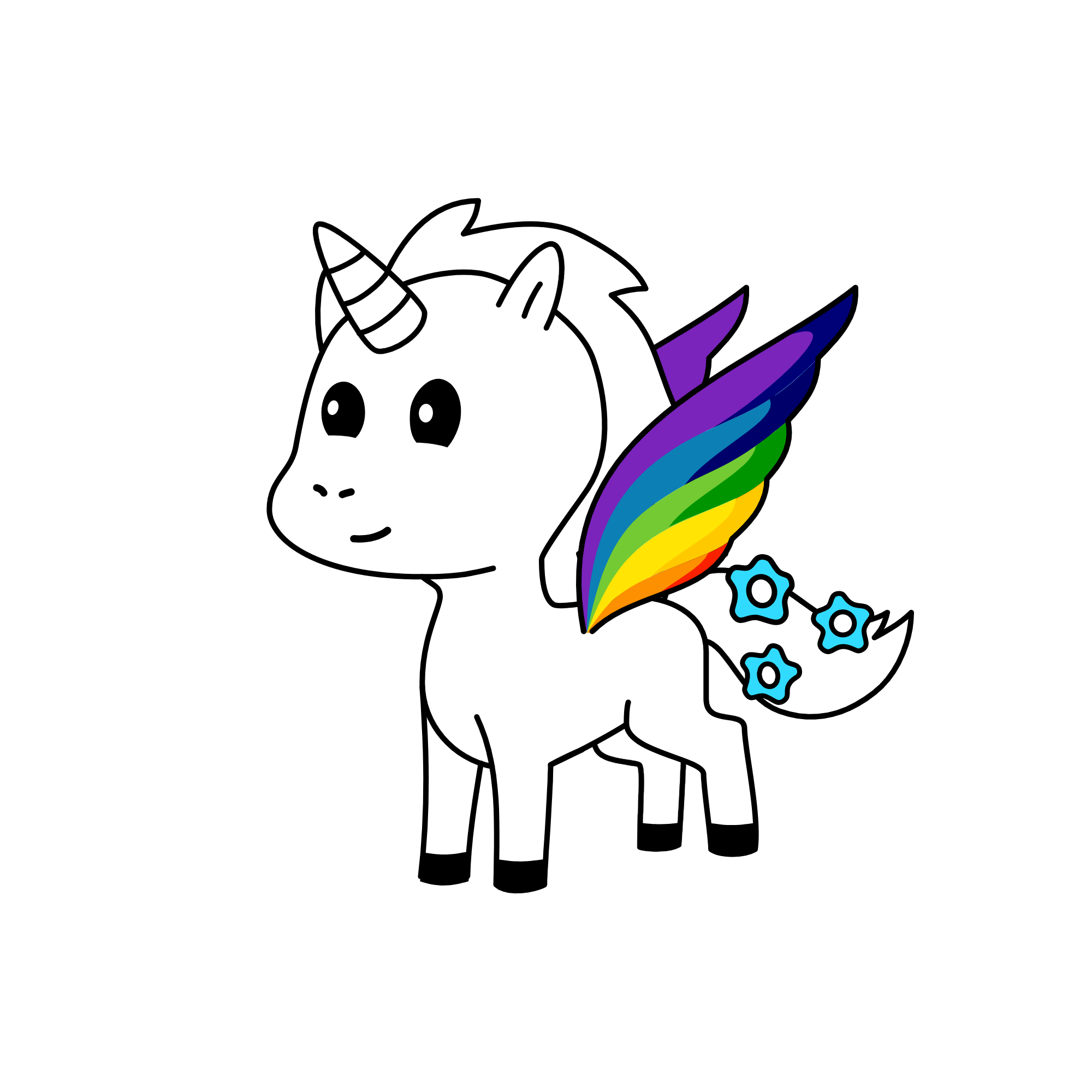Nothing the unicorn of nothing, the unicorn