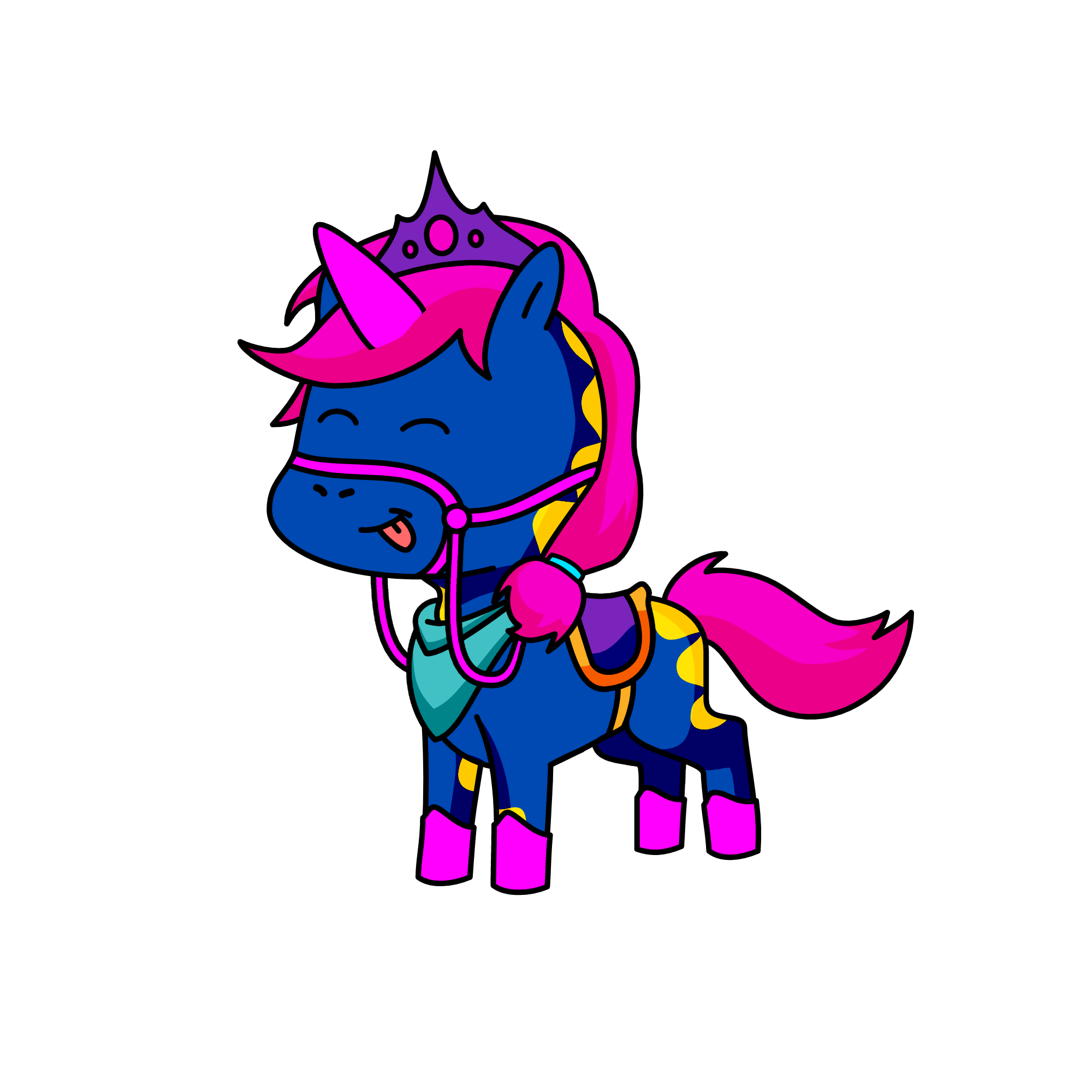 princess, the unicorn