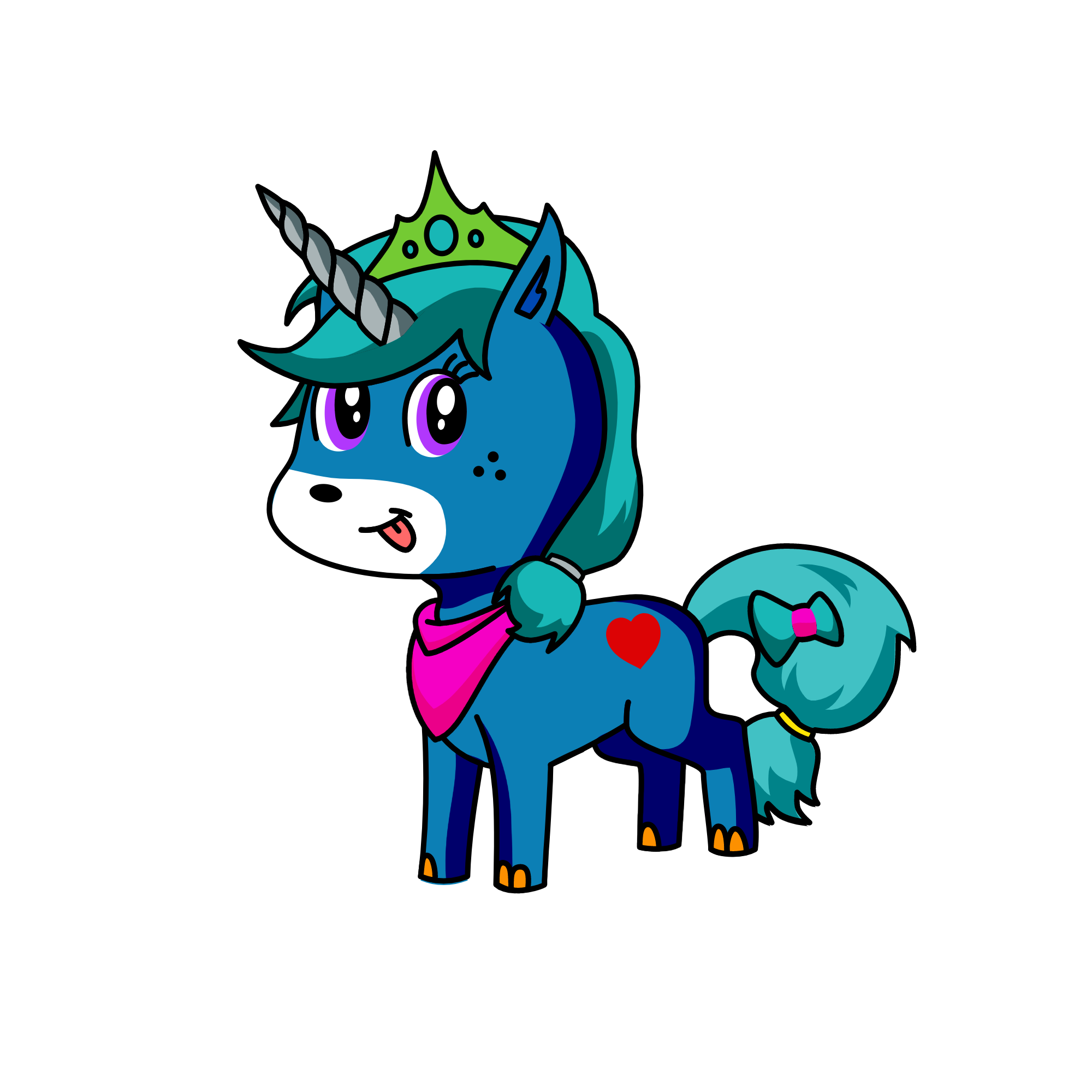 Saved, the unicorn