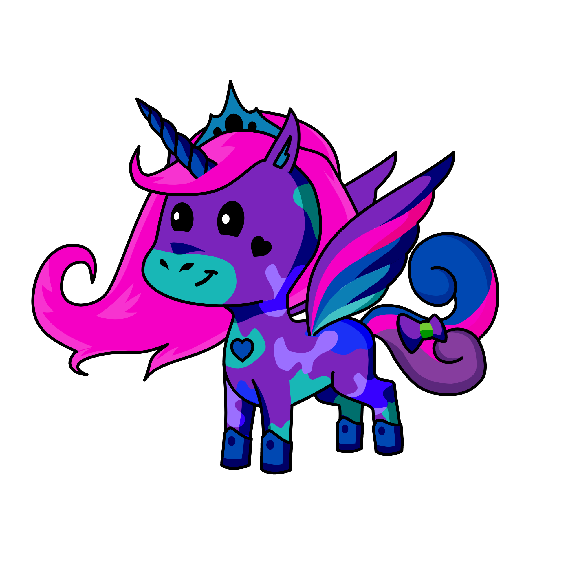 pinky, the unicorn