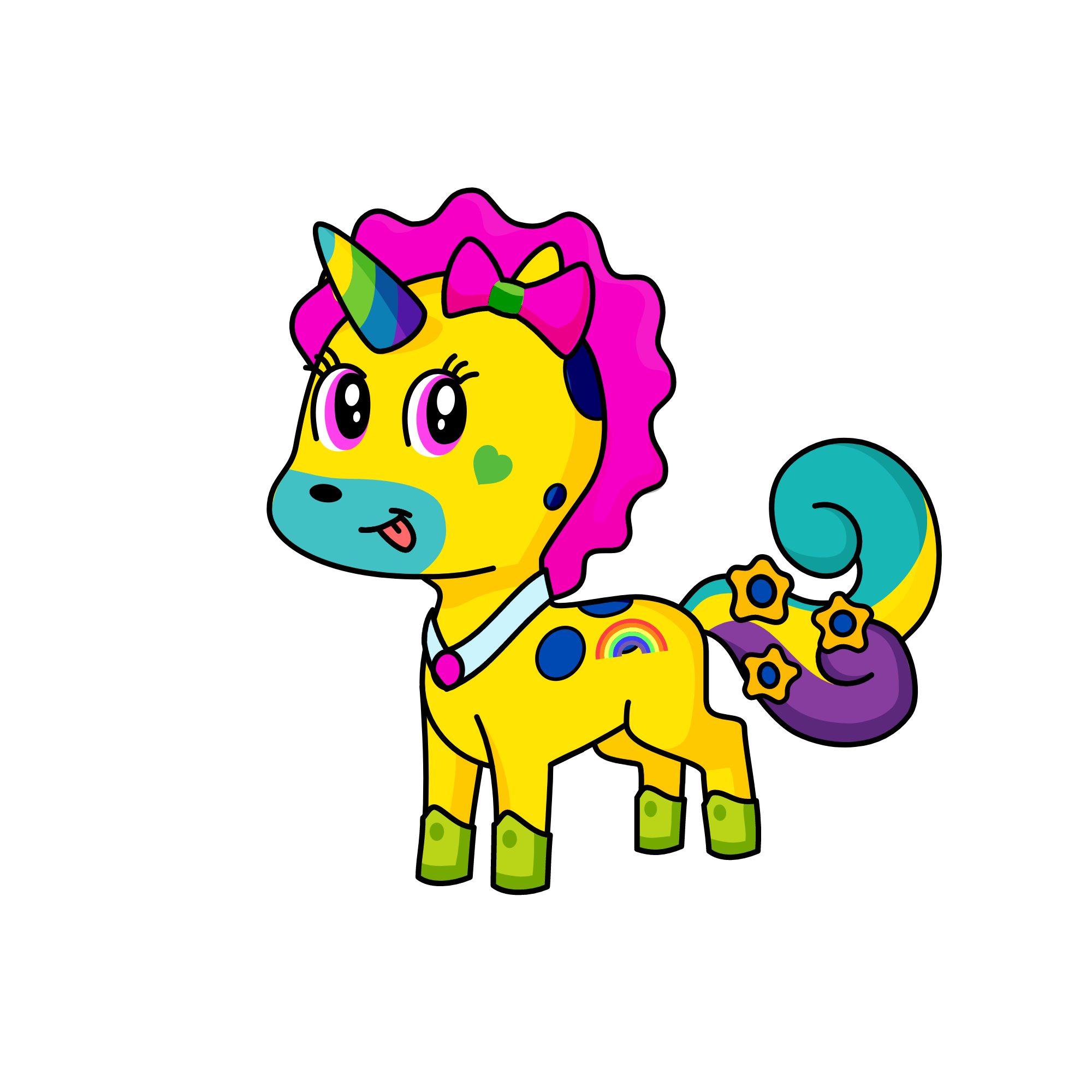 Dinsyah, the unicorn