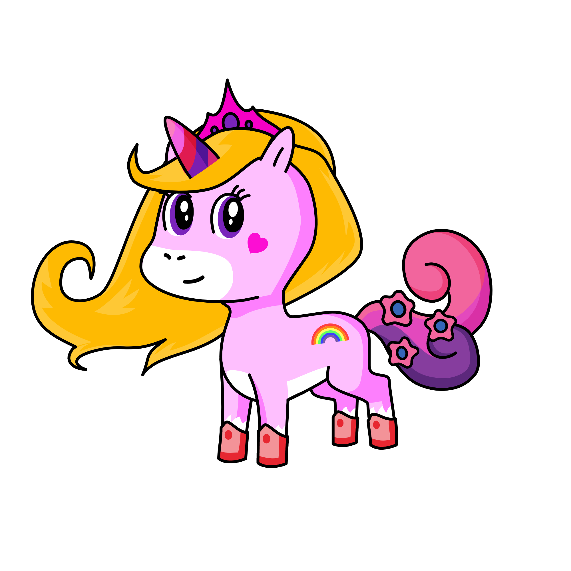 RAINBOW, the unicorn