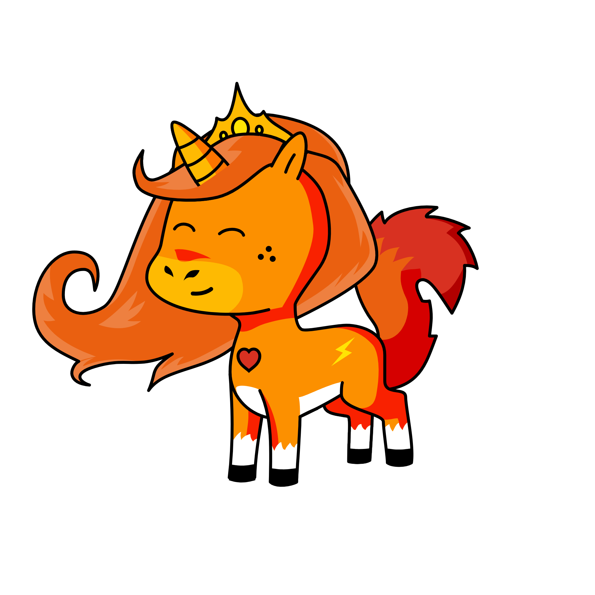 Cute Baby Star, the unicorn