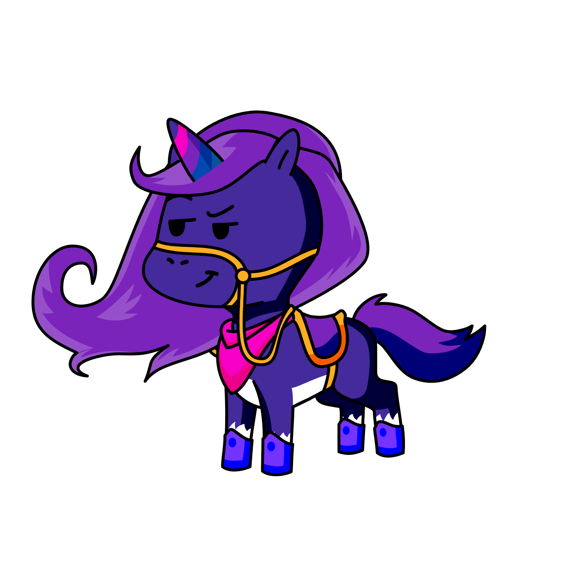 Aqua, the unicorn
