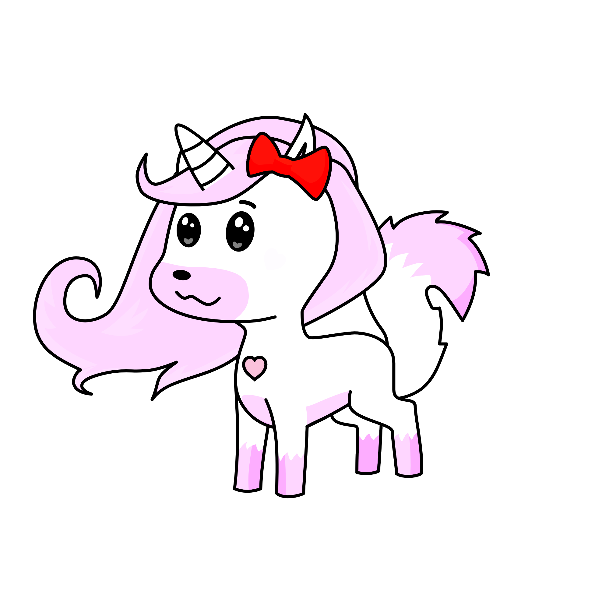 mangle , the unicorn