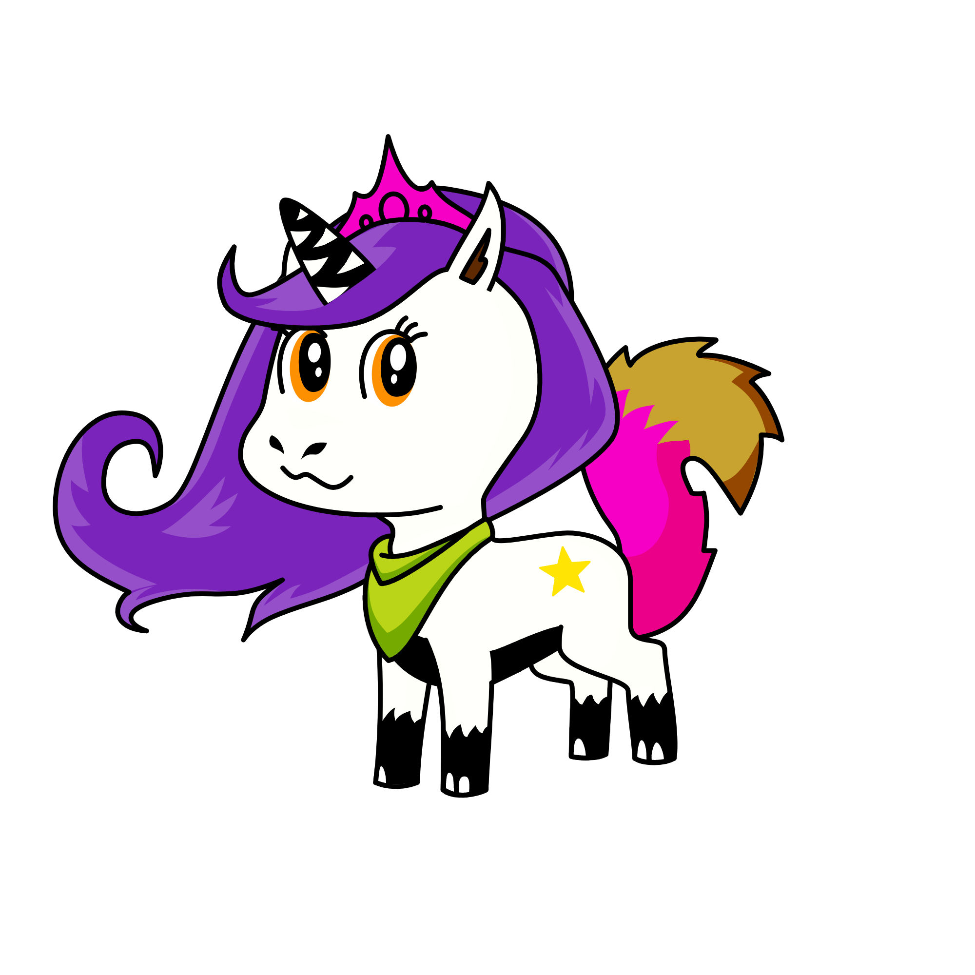 Shado3, the unicorn