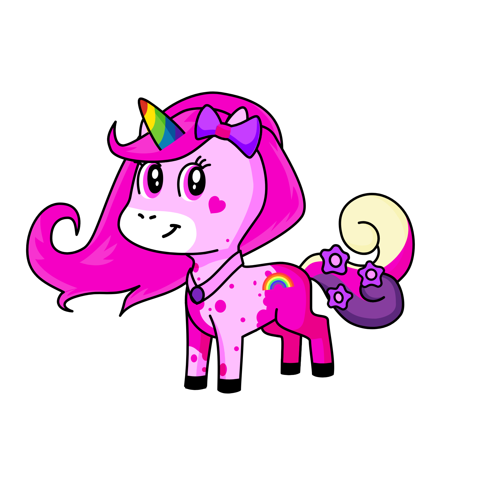 Mina, the unicorn