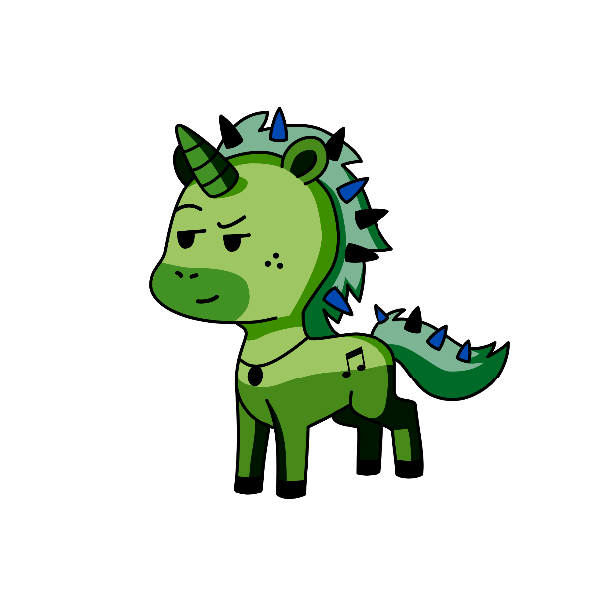 mitre boy, the unicorn