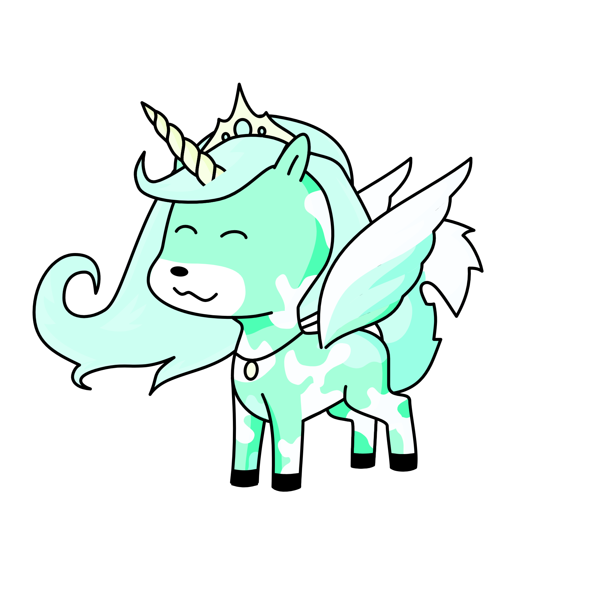 Snowy, the unicorn