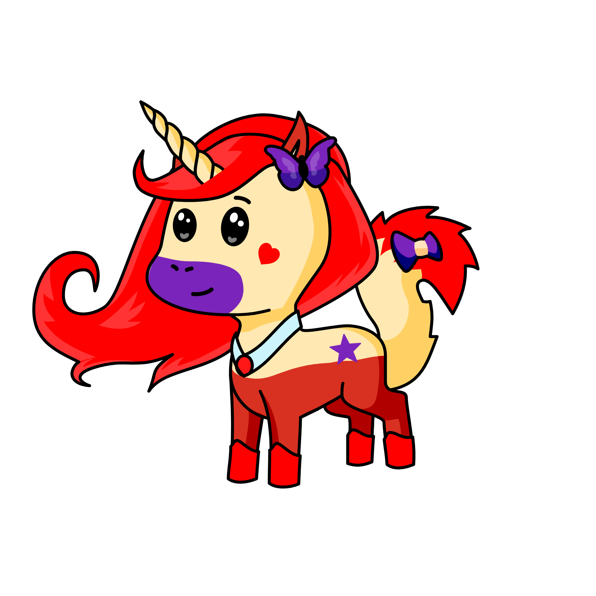 Ariel, the unicorn