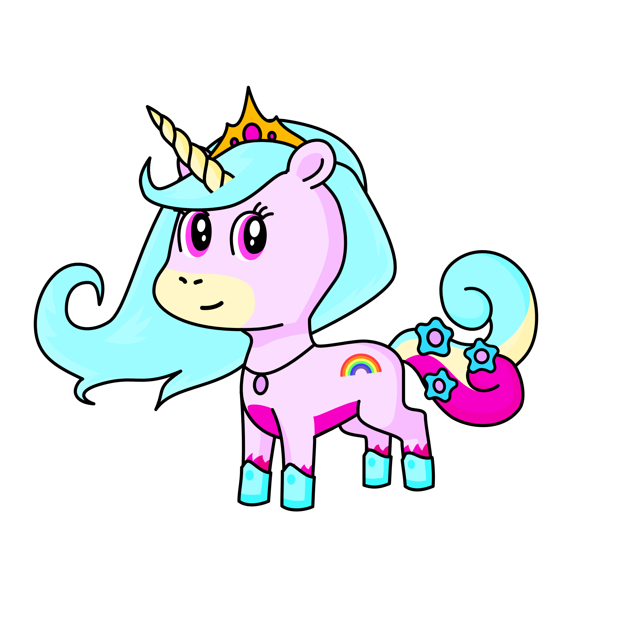 Shimmer , the unicorn