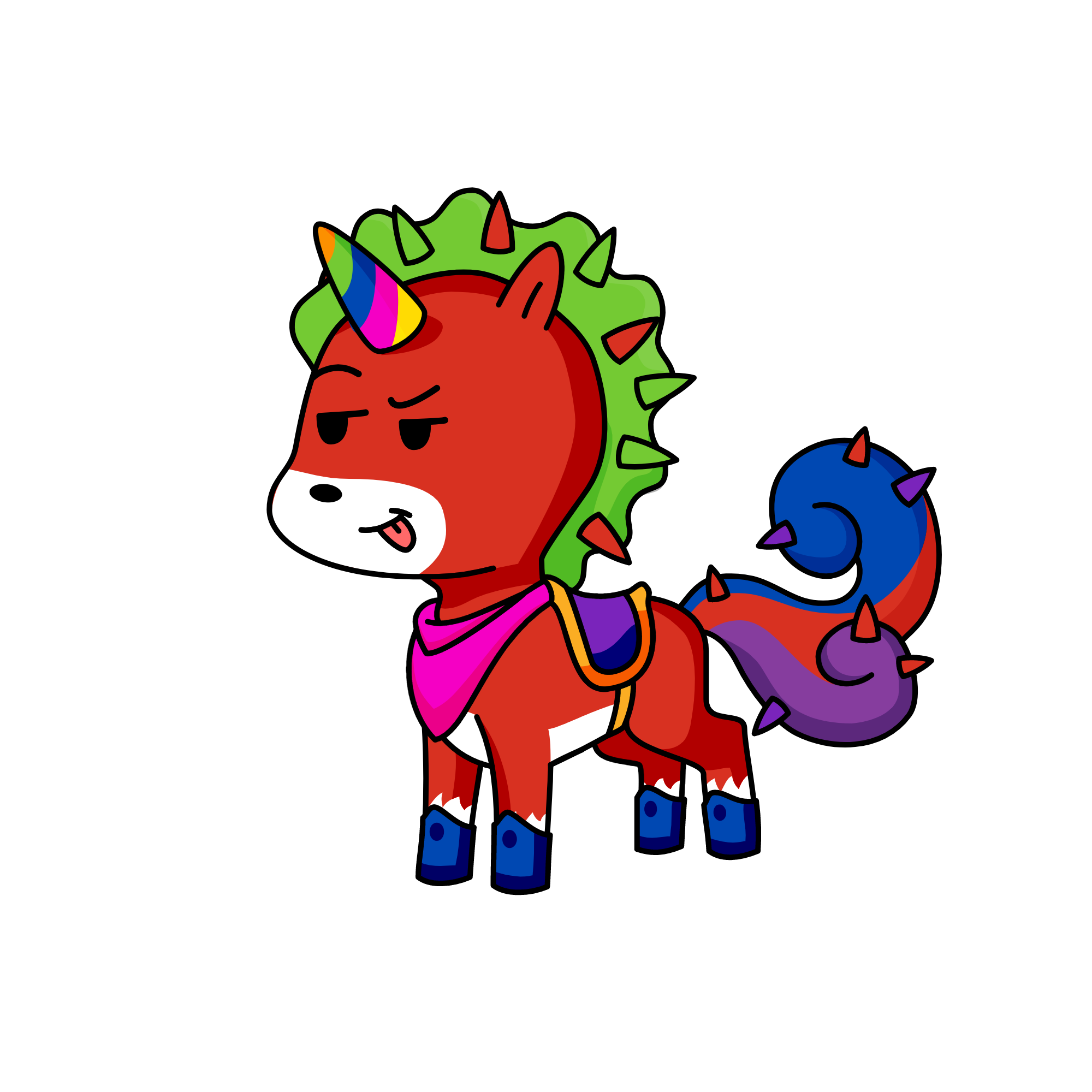 Rockin Rill, the unicorn