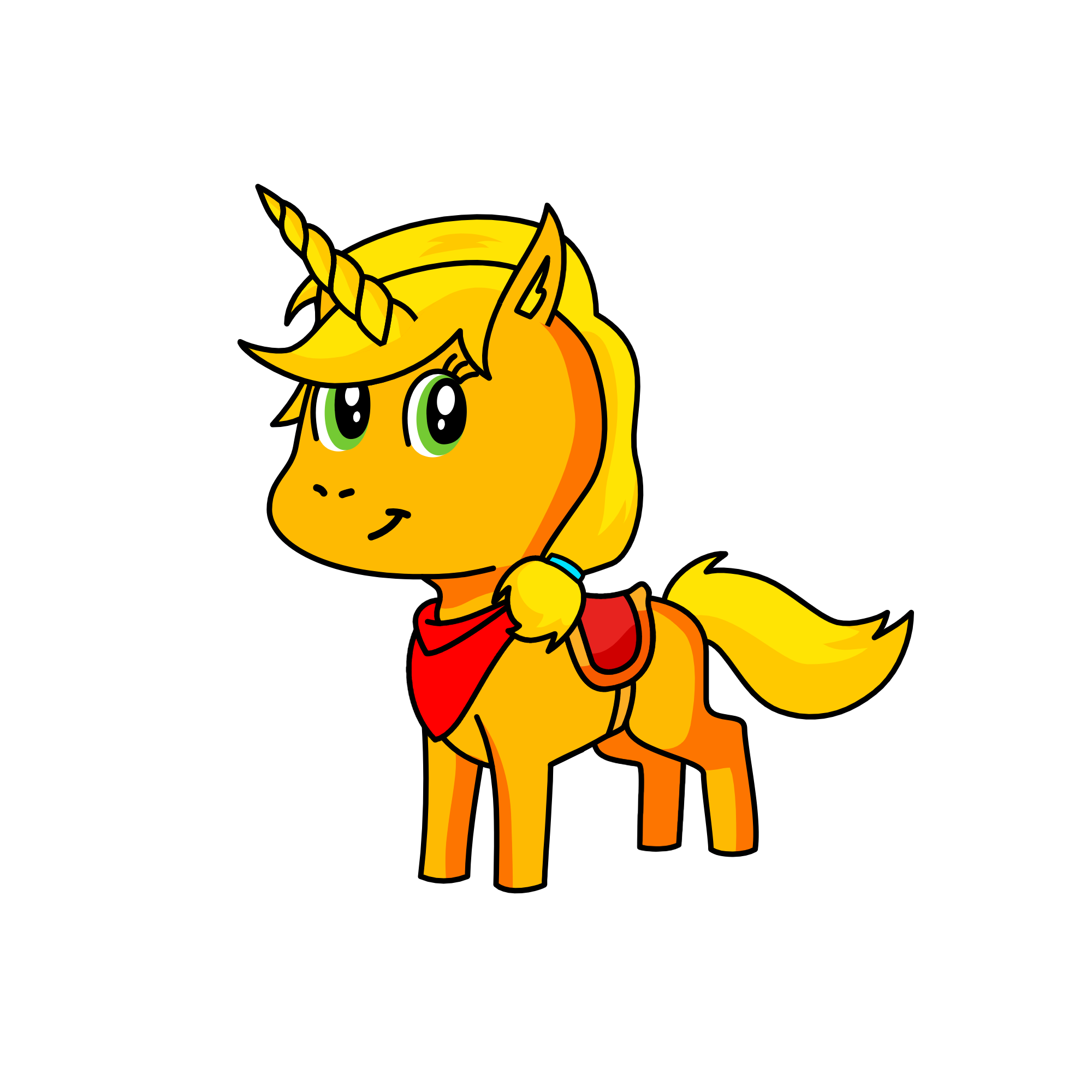 Applejack, the unicorn