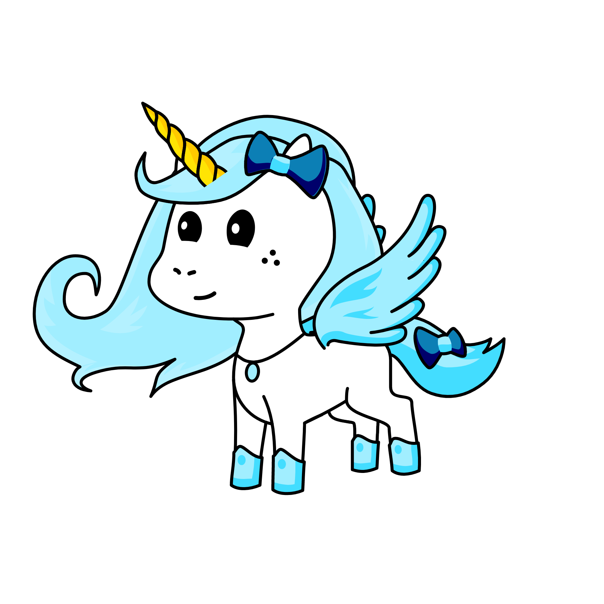 Frosty, the unicorn