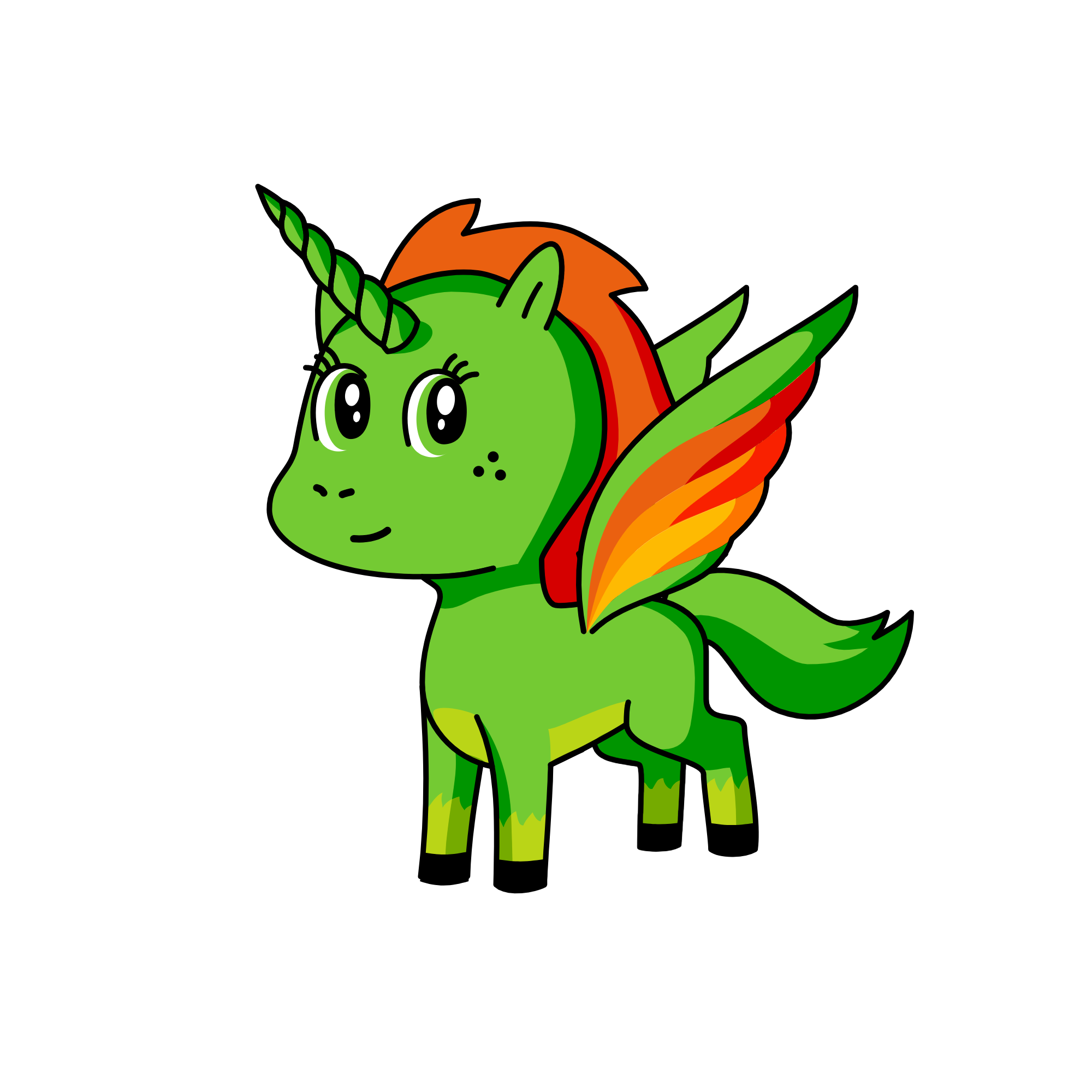 Glory, the unicorn