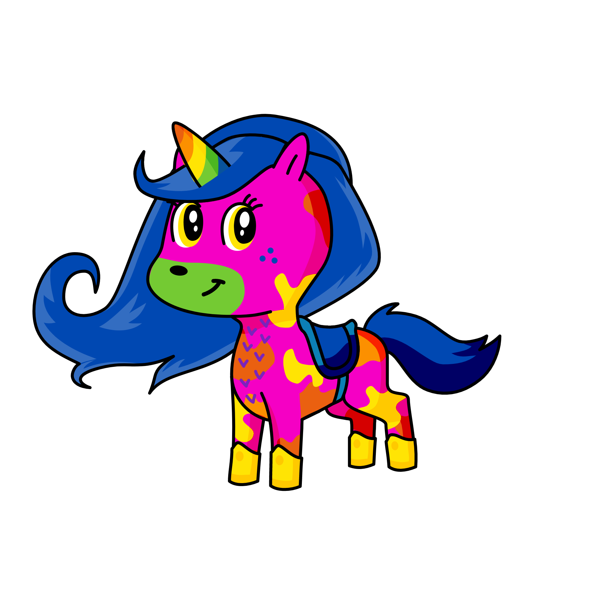 Randbow, the unicorn