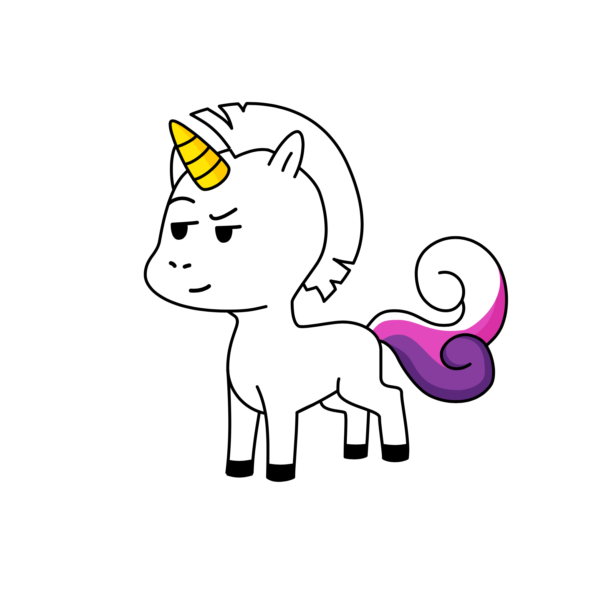 Corny, the unicorn