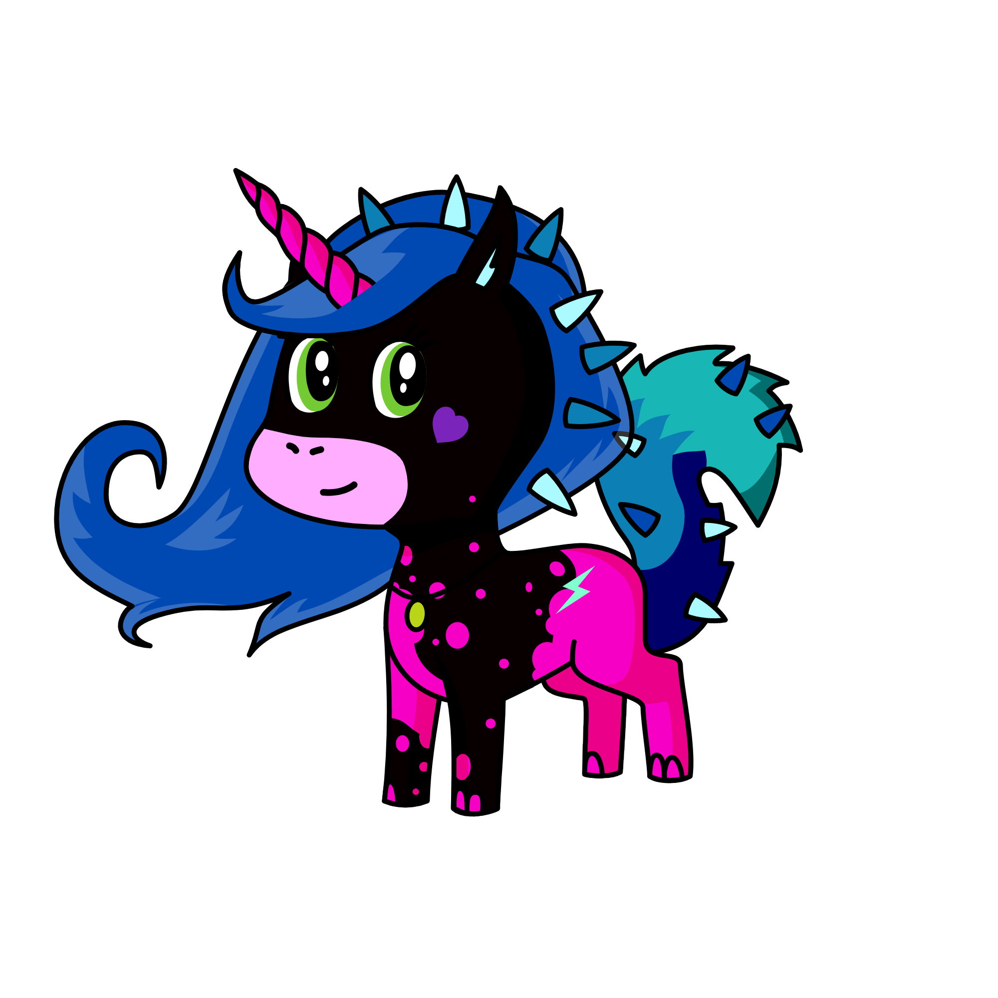 darkni, the unicorn