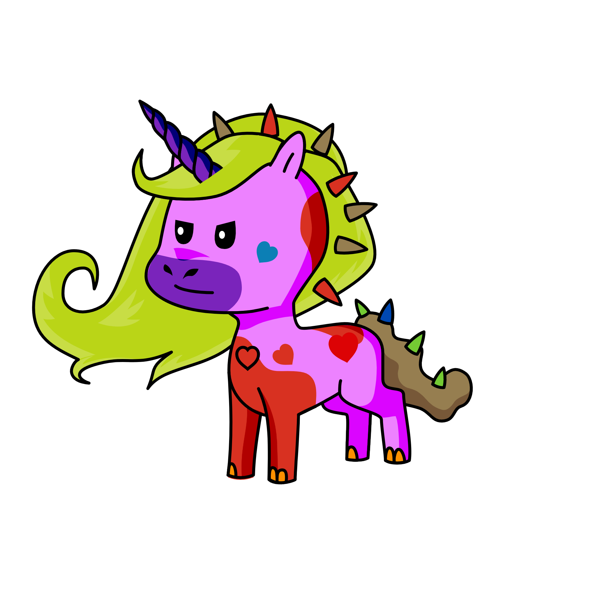 Hearty, the unicorn