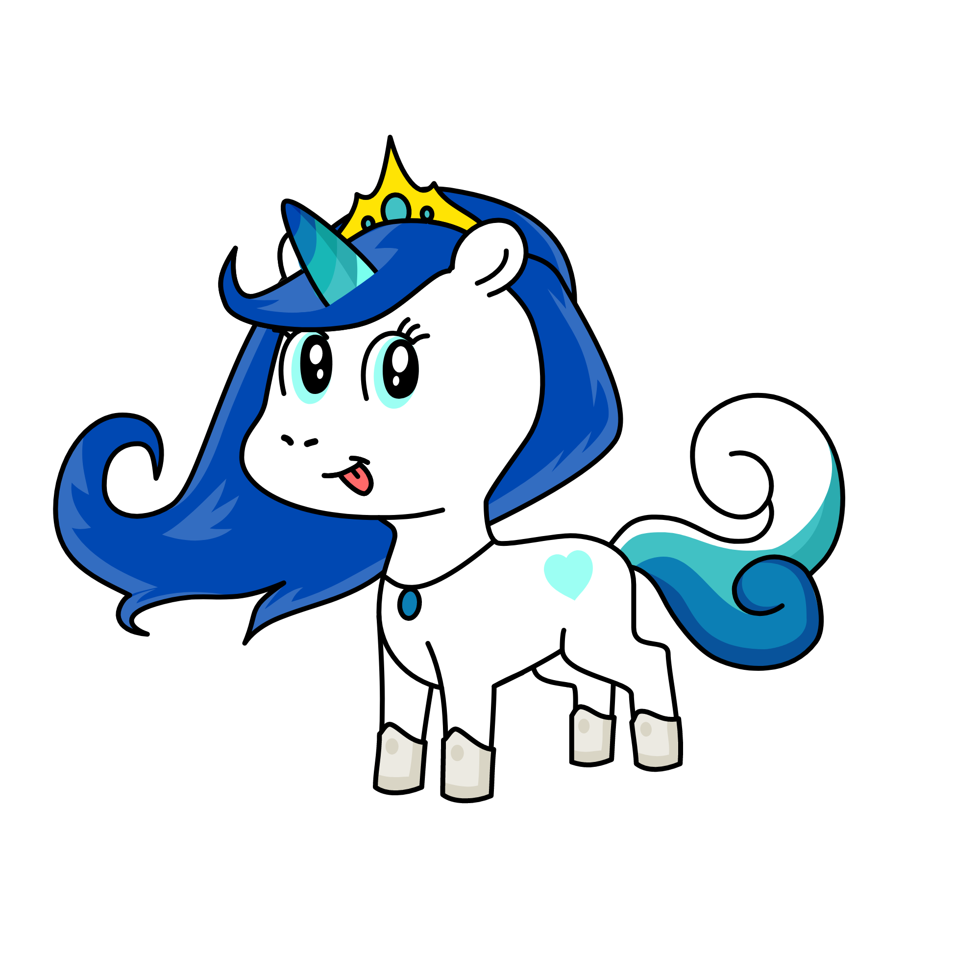 Sky, the unicorn