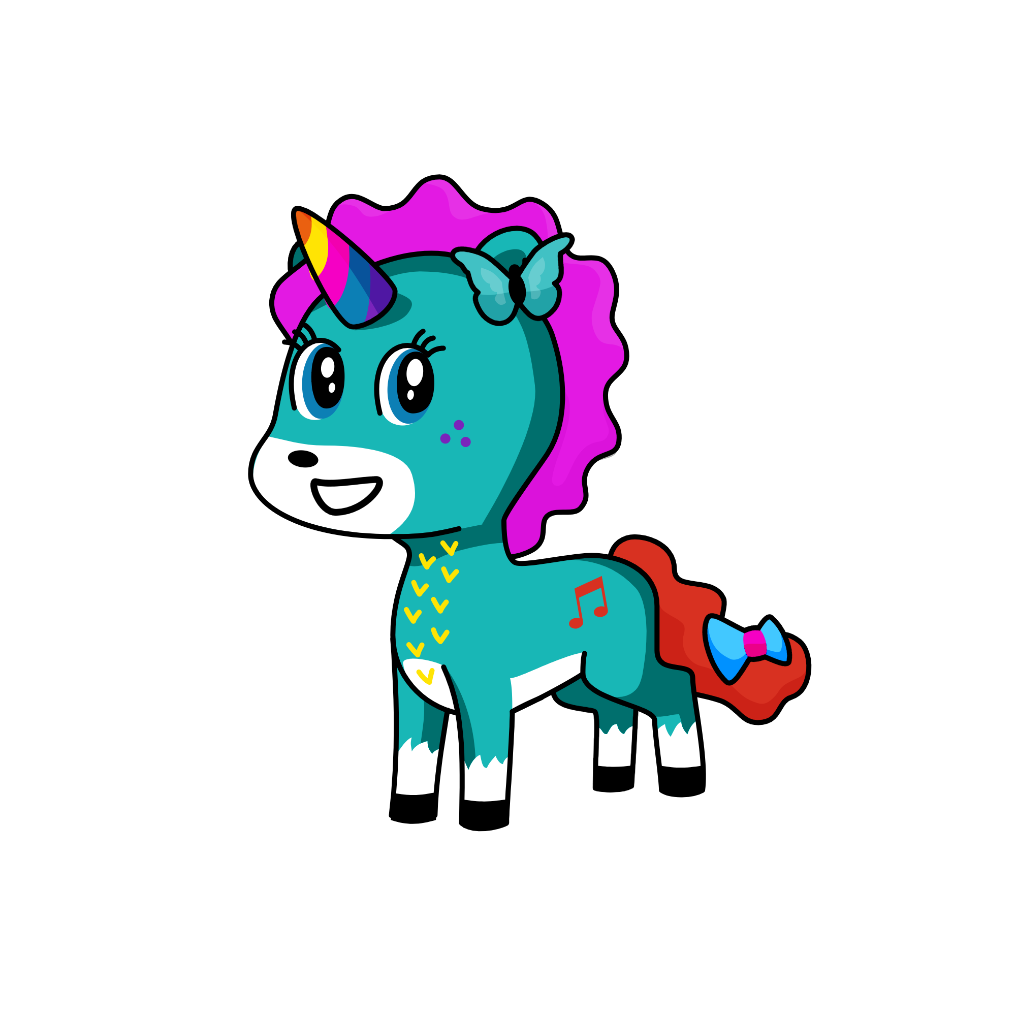 KIZZ, the unicorn
