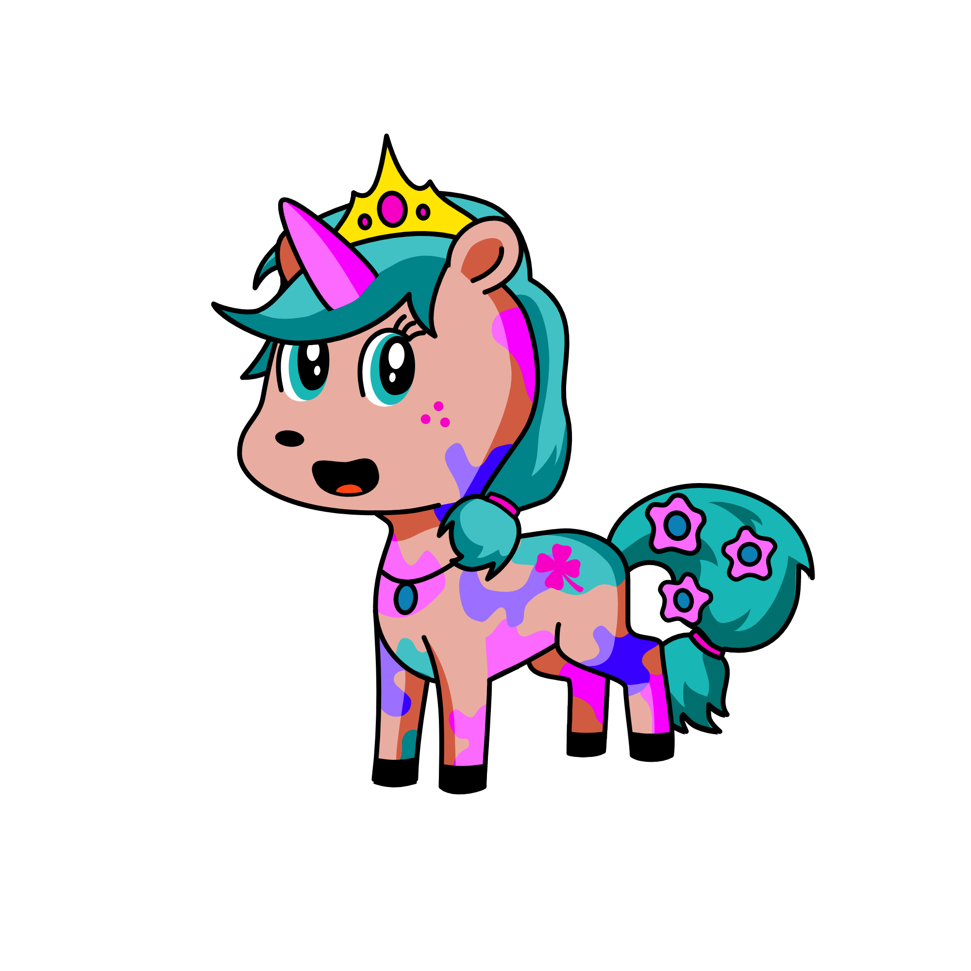 elena :), the unicorn