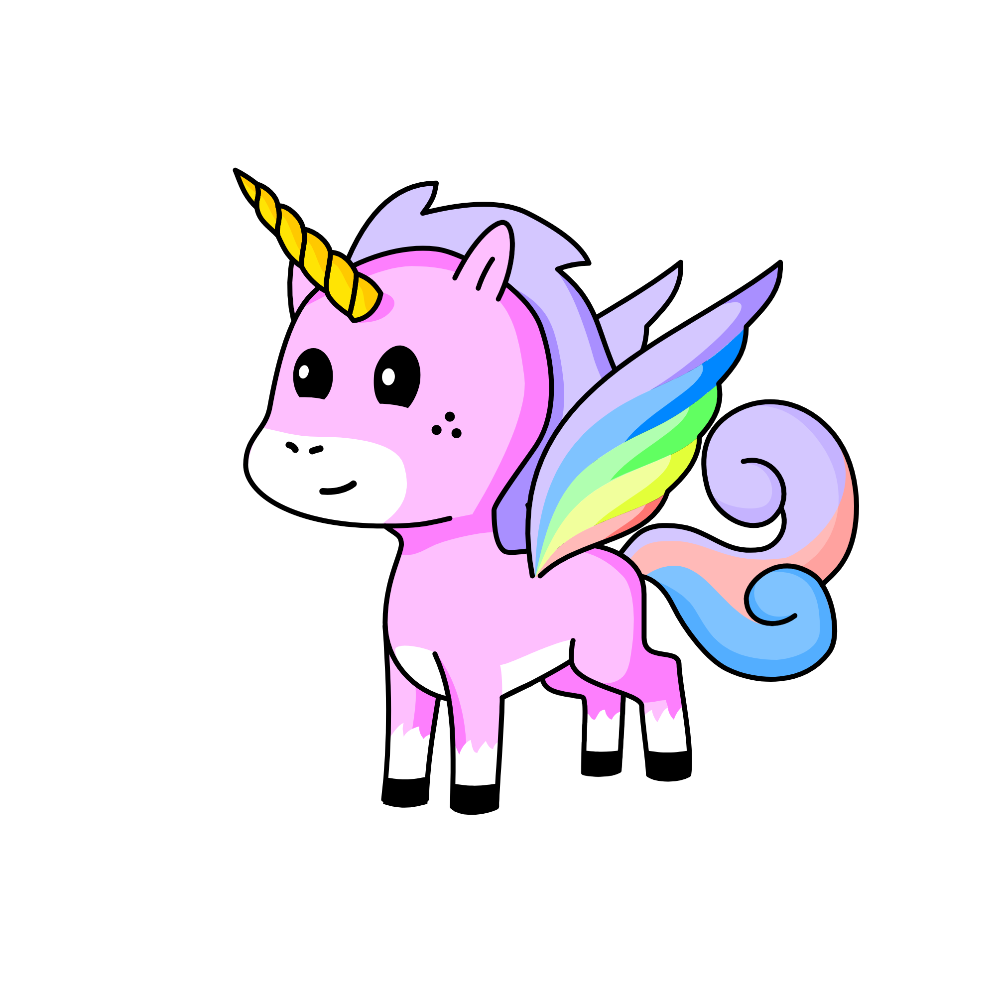 pastel, the unicorn