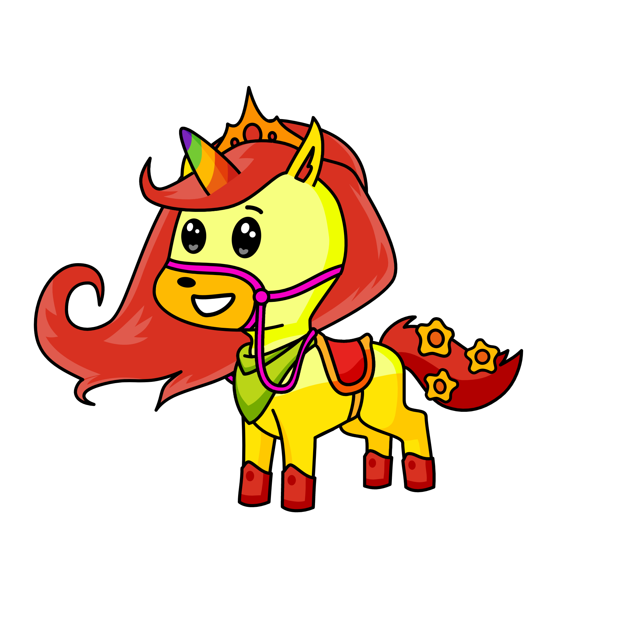 Sun  queen, the unicorn
