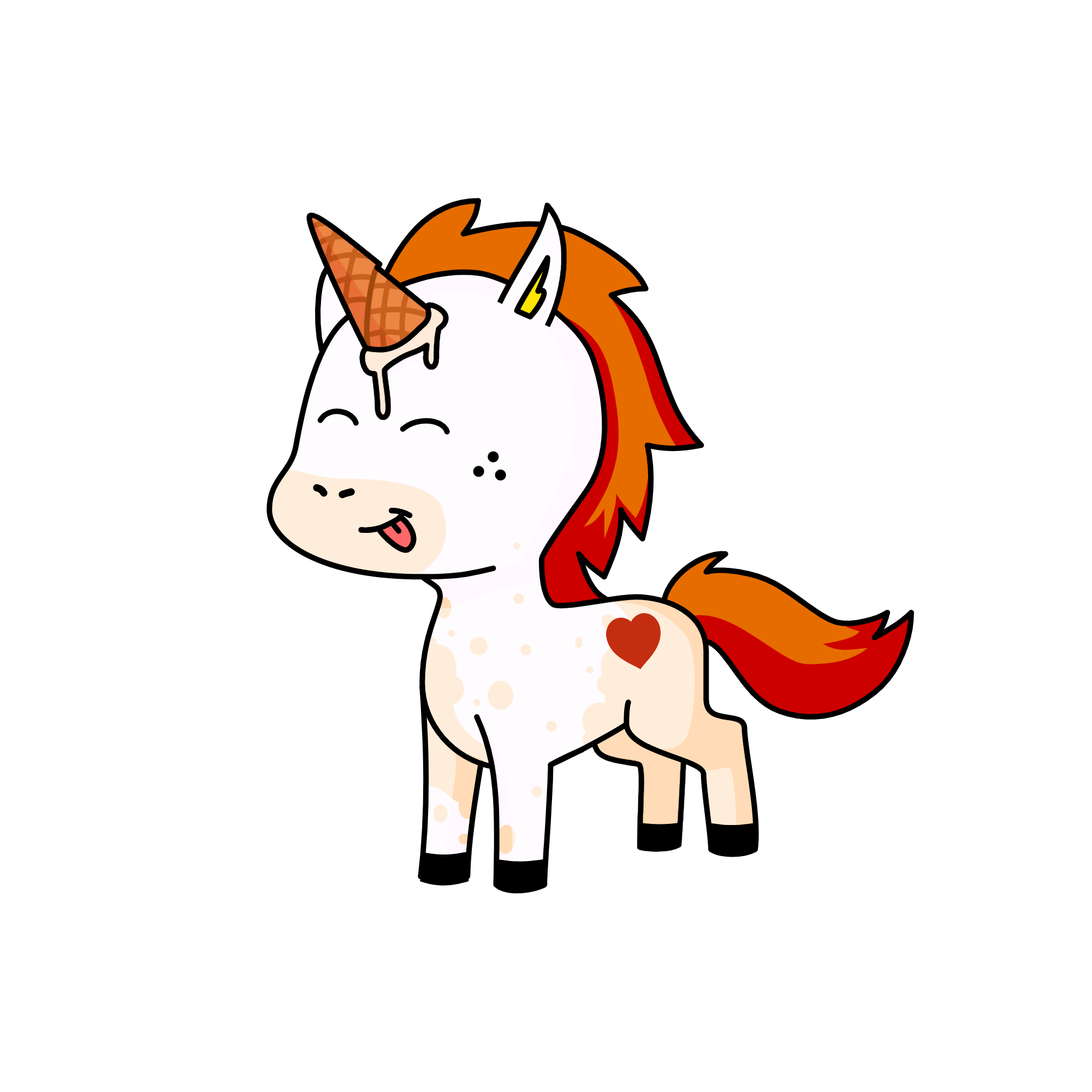 Magic happened with the horn., the unicorn