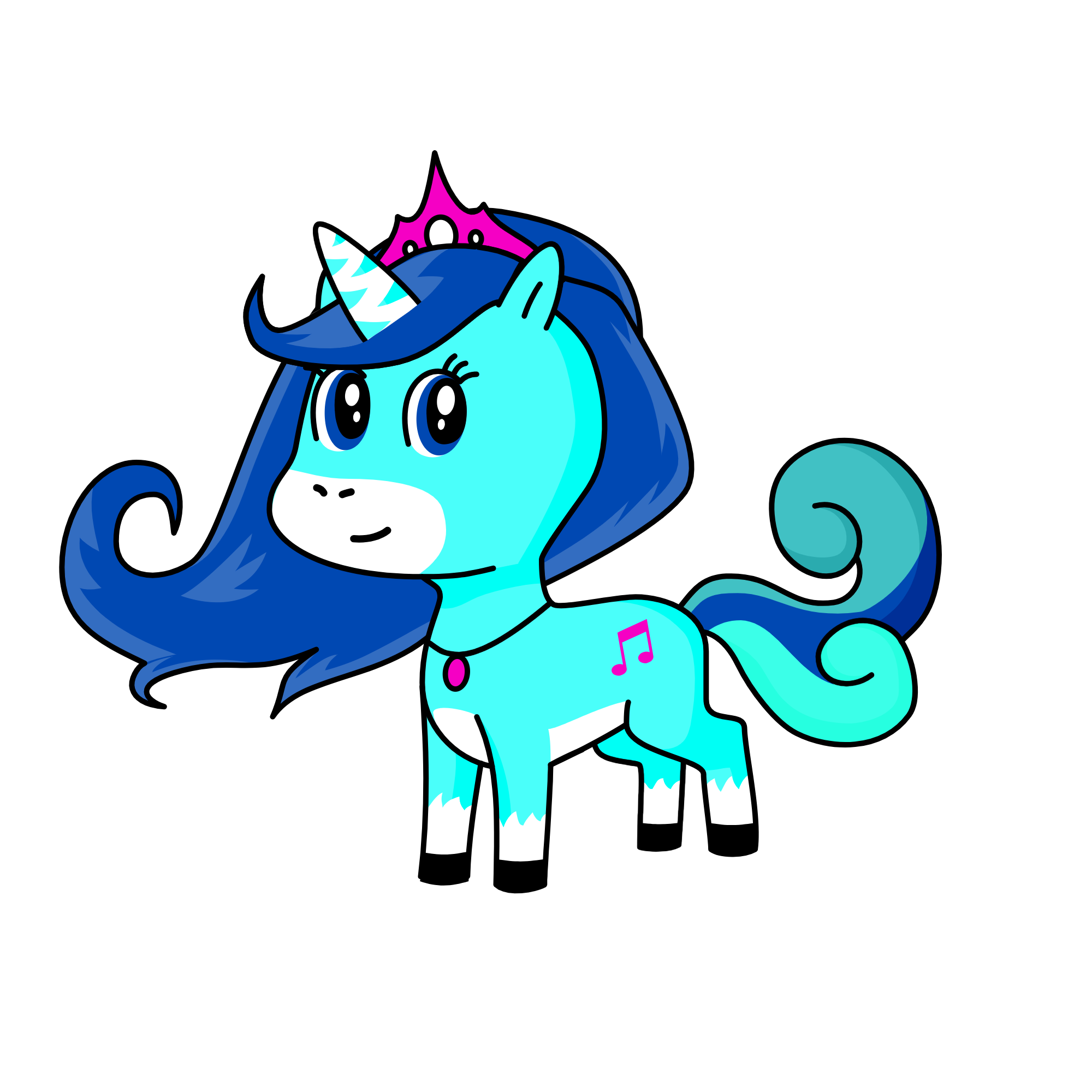 Snowy, the unicorn