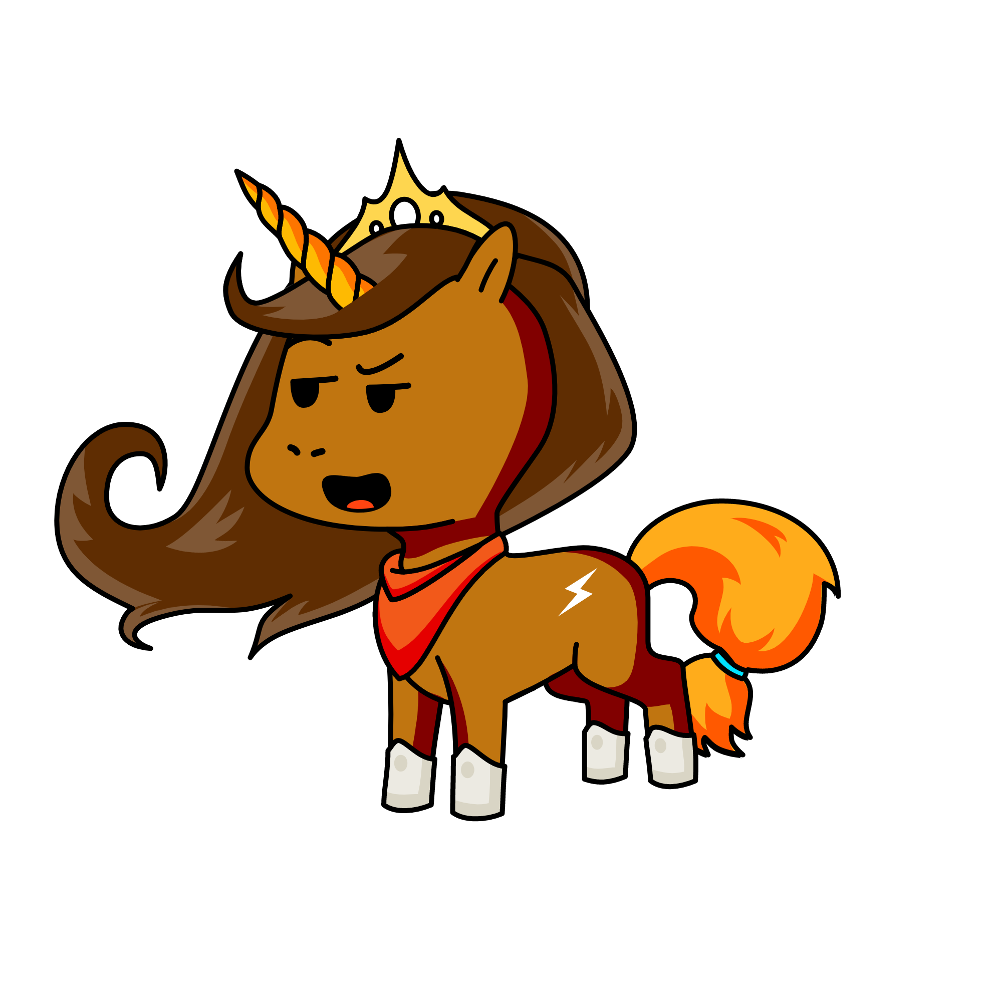A.J, the unicorn