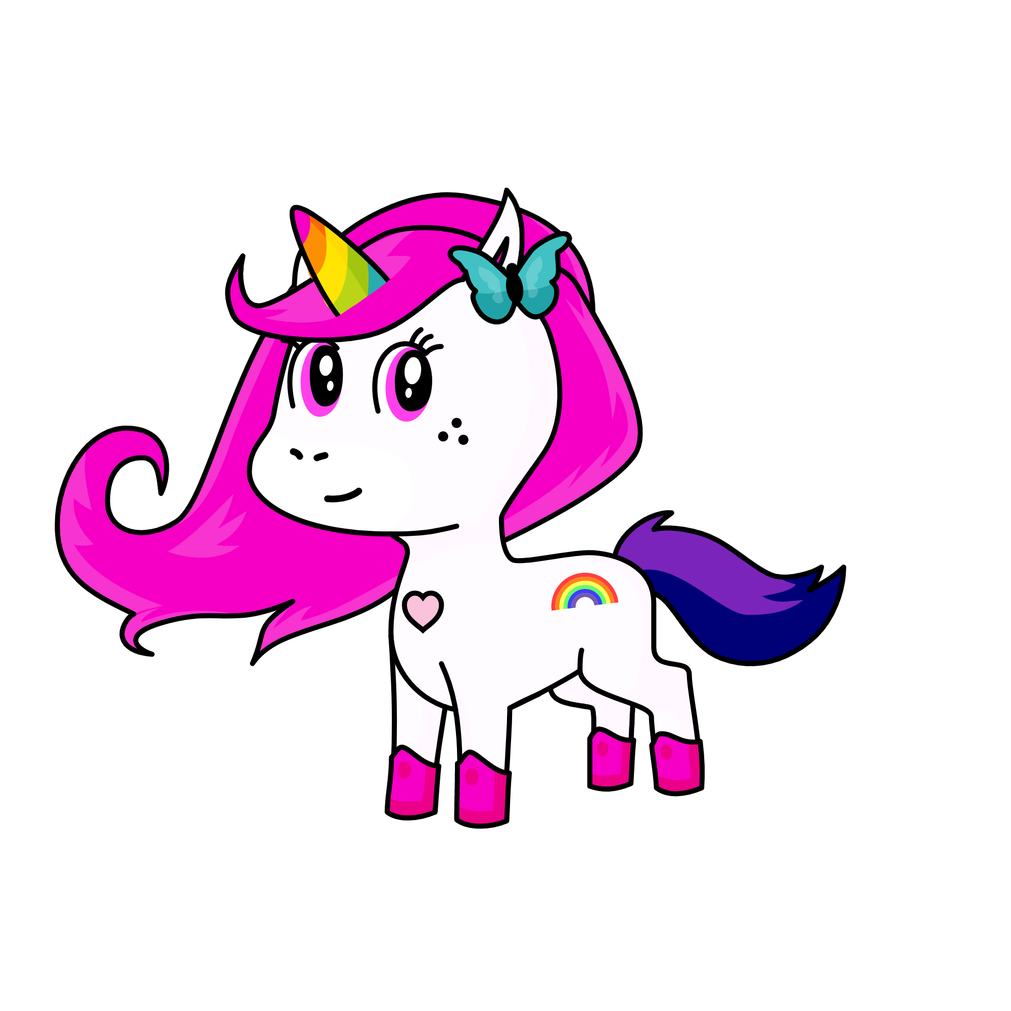 Princess Amelia, the unicorn