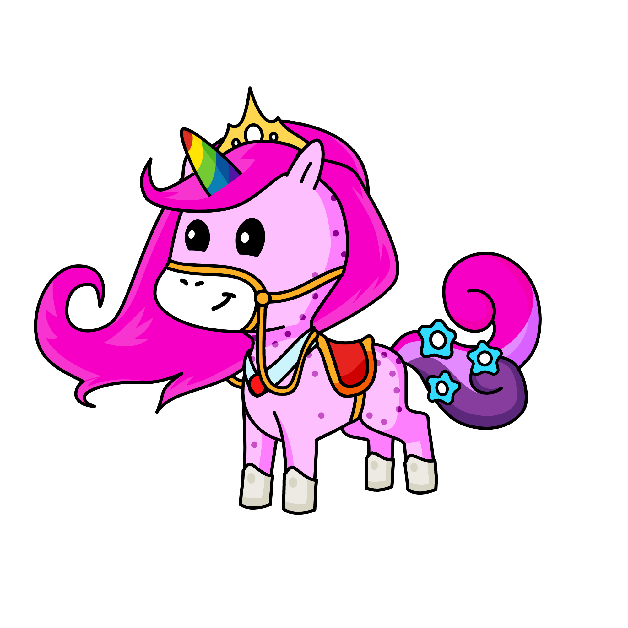 Happy, the unicorn