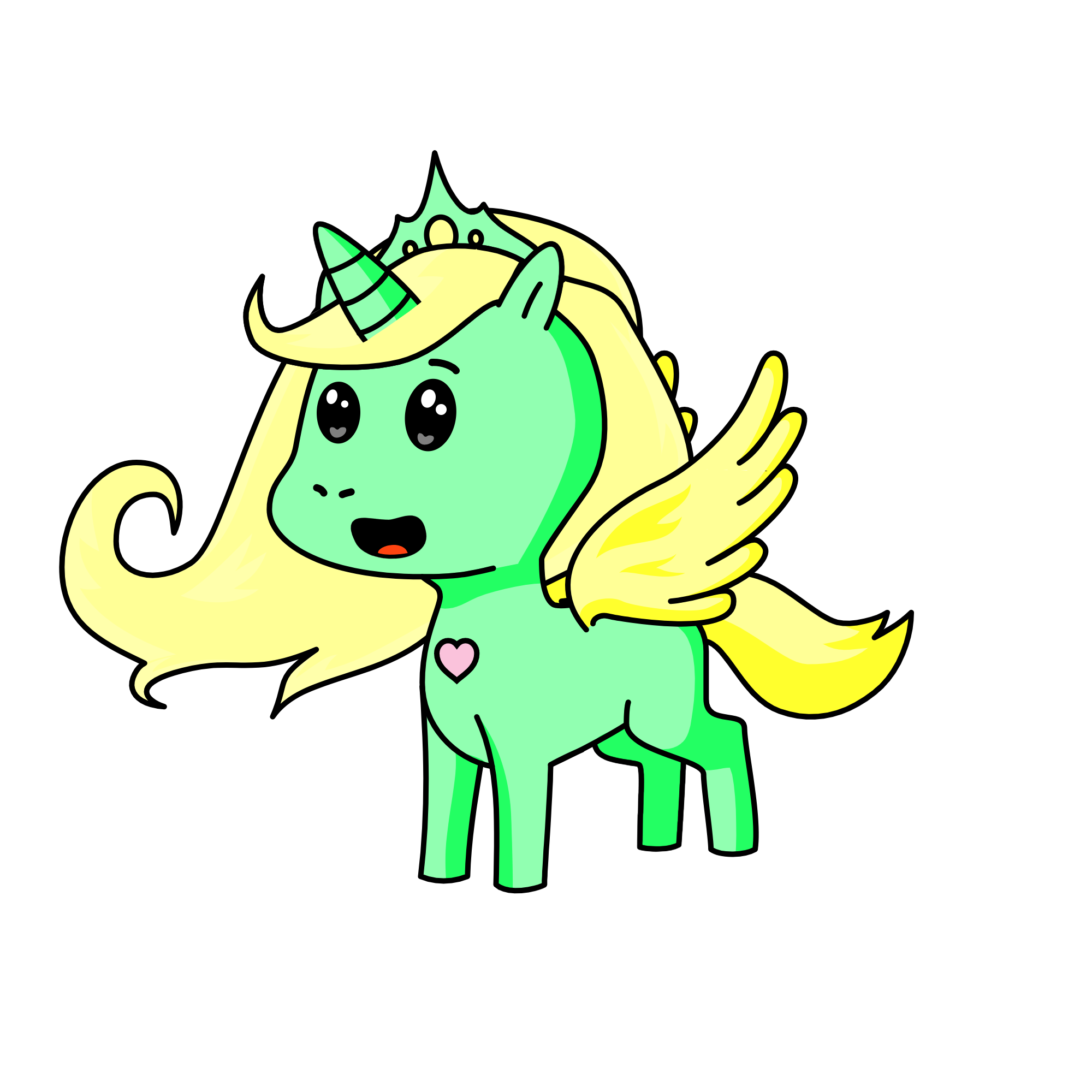 Princess Daylight, the unicorn