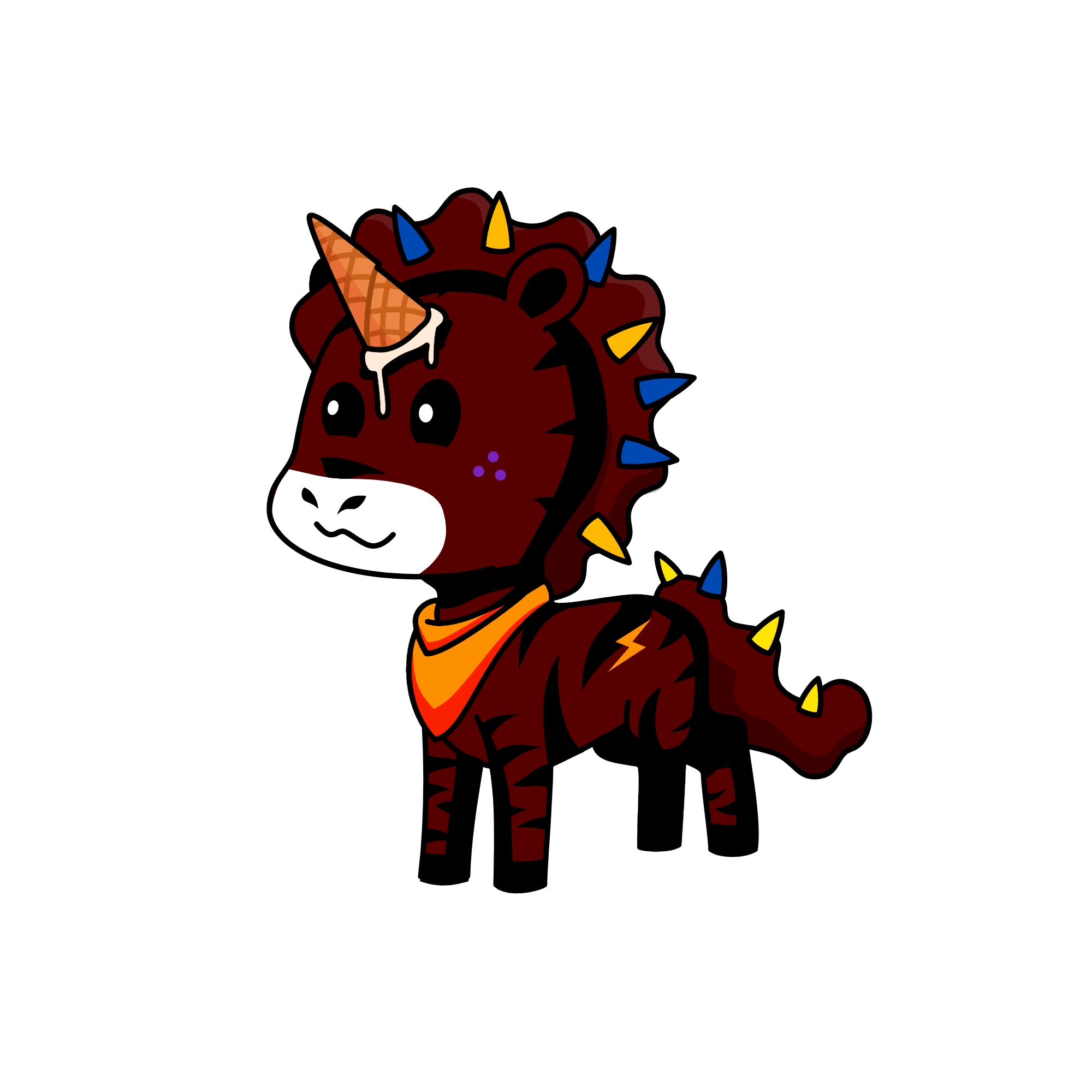 Darkcy, the unicorn