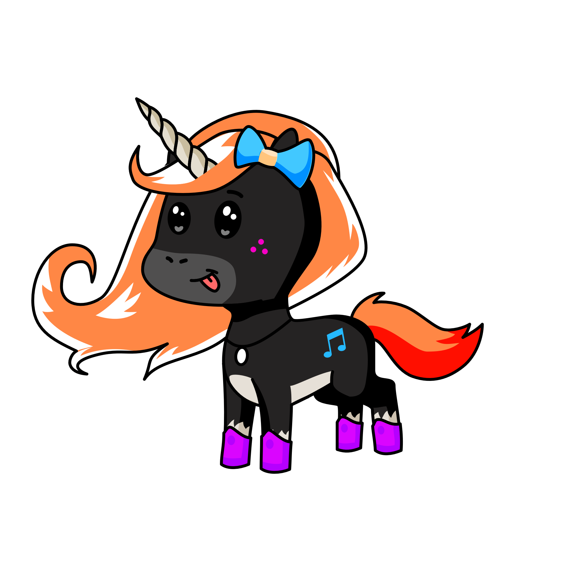 peachy, the unicorn