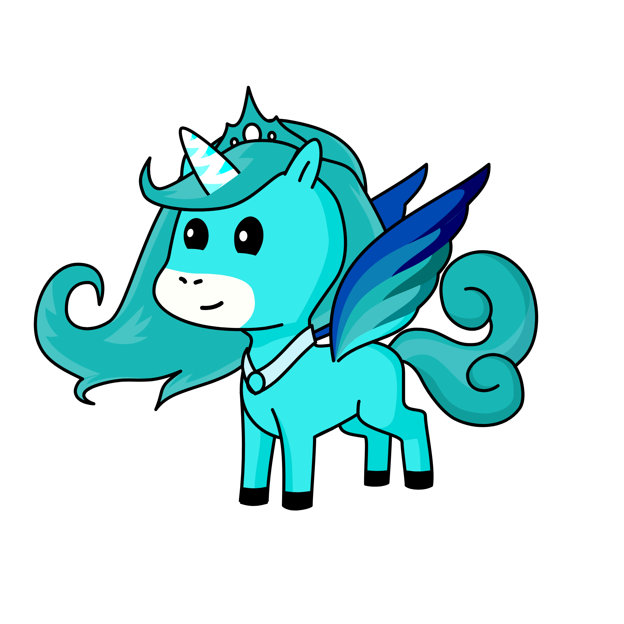 Crystal, the unicorn