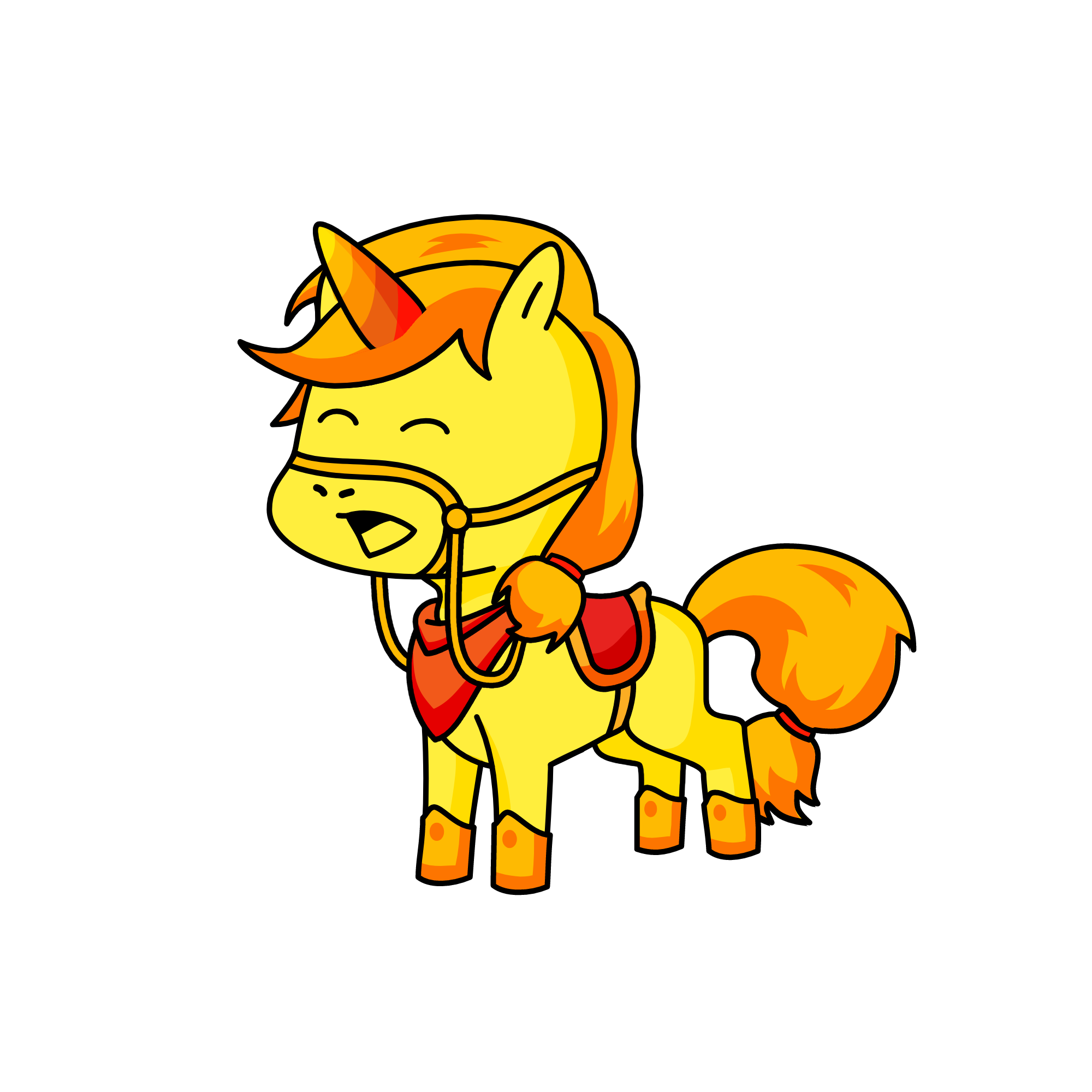 Sunny IT IS TOOO HOT, the unicorn