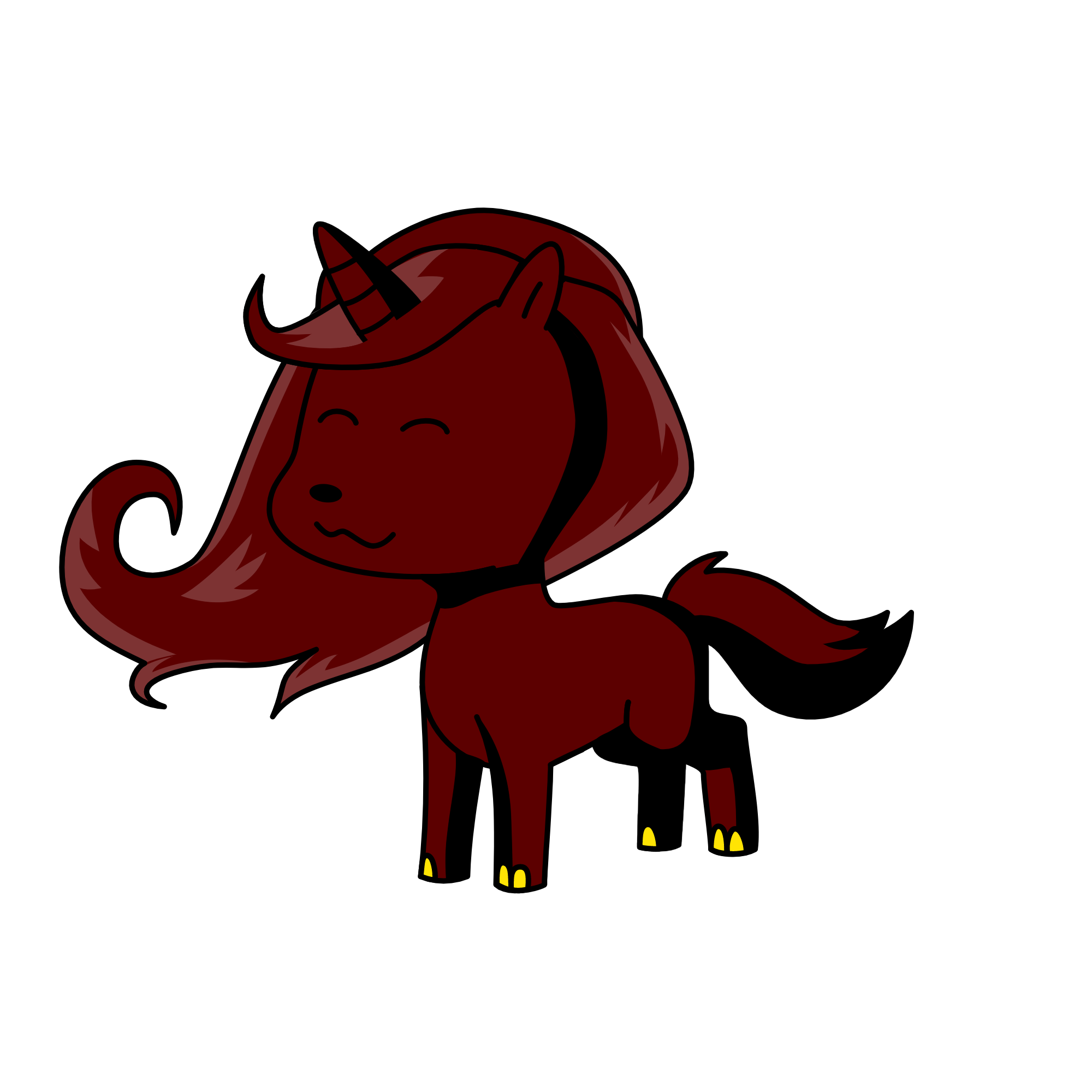 Mwy Monkwey, the unicorn