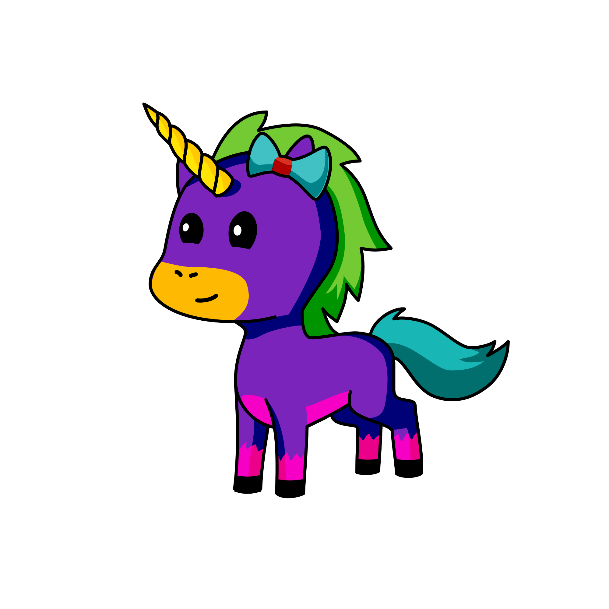 Beautiful, the unicorn