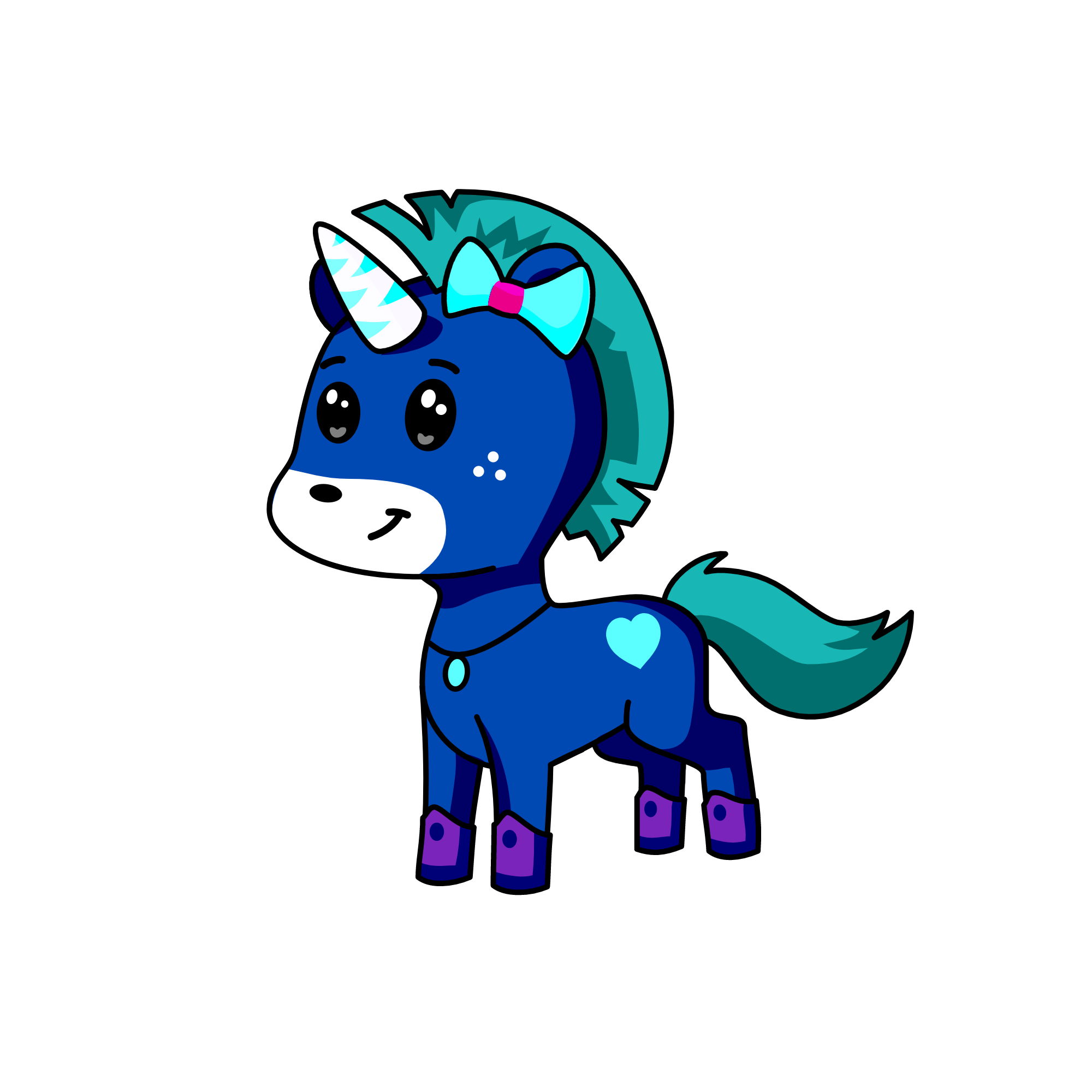 icy girl, the unicorn