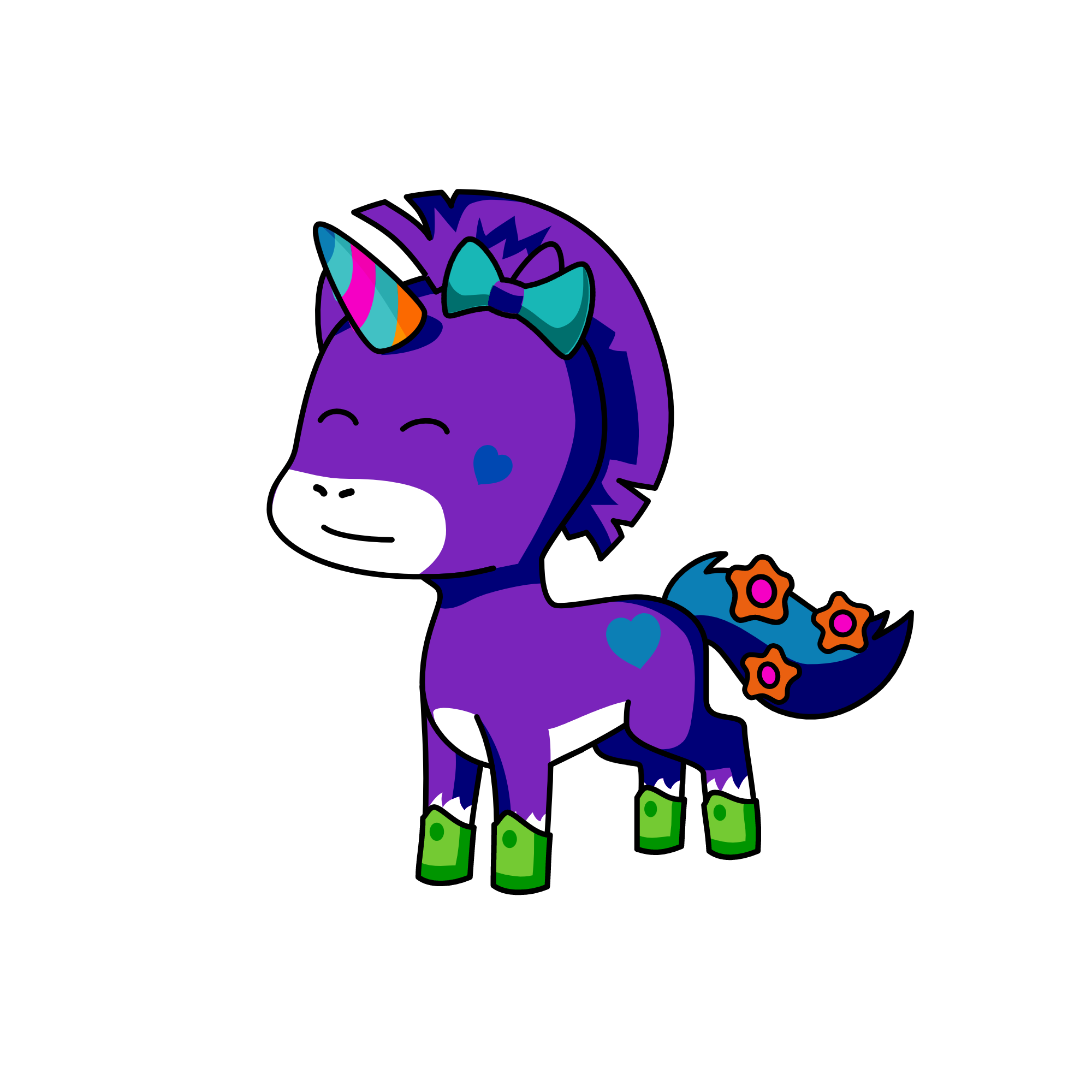 dolly by orthff, the unicorn