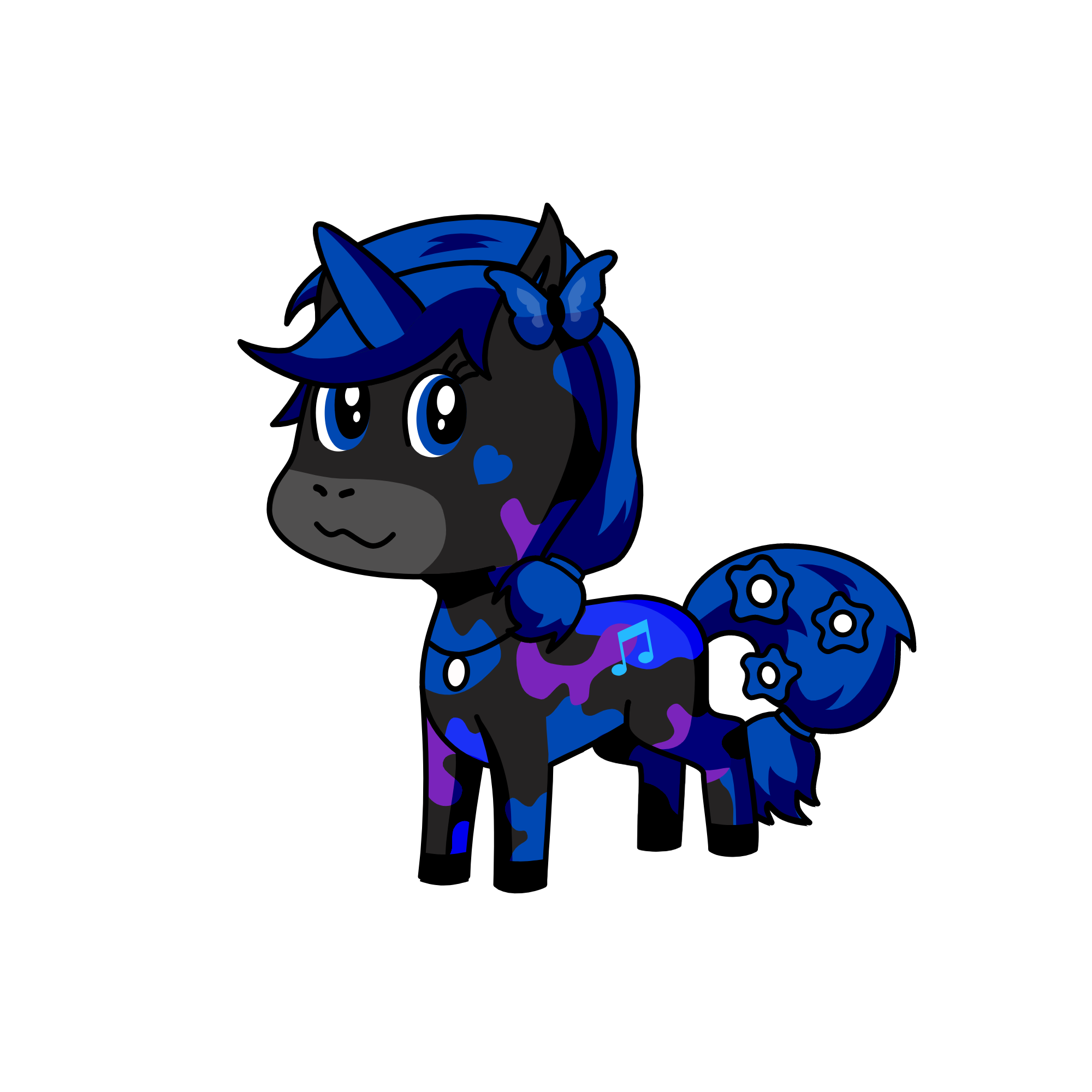 Midnight, the unicorn