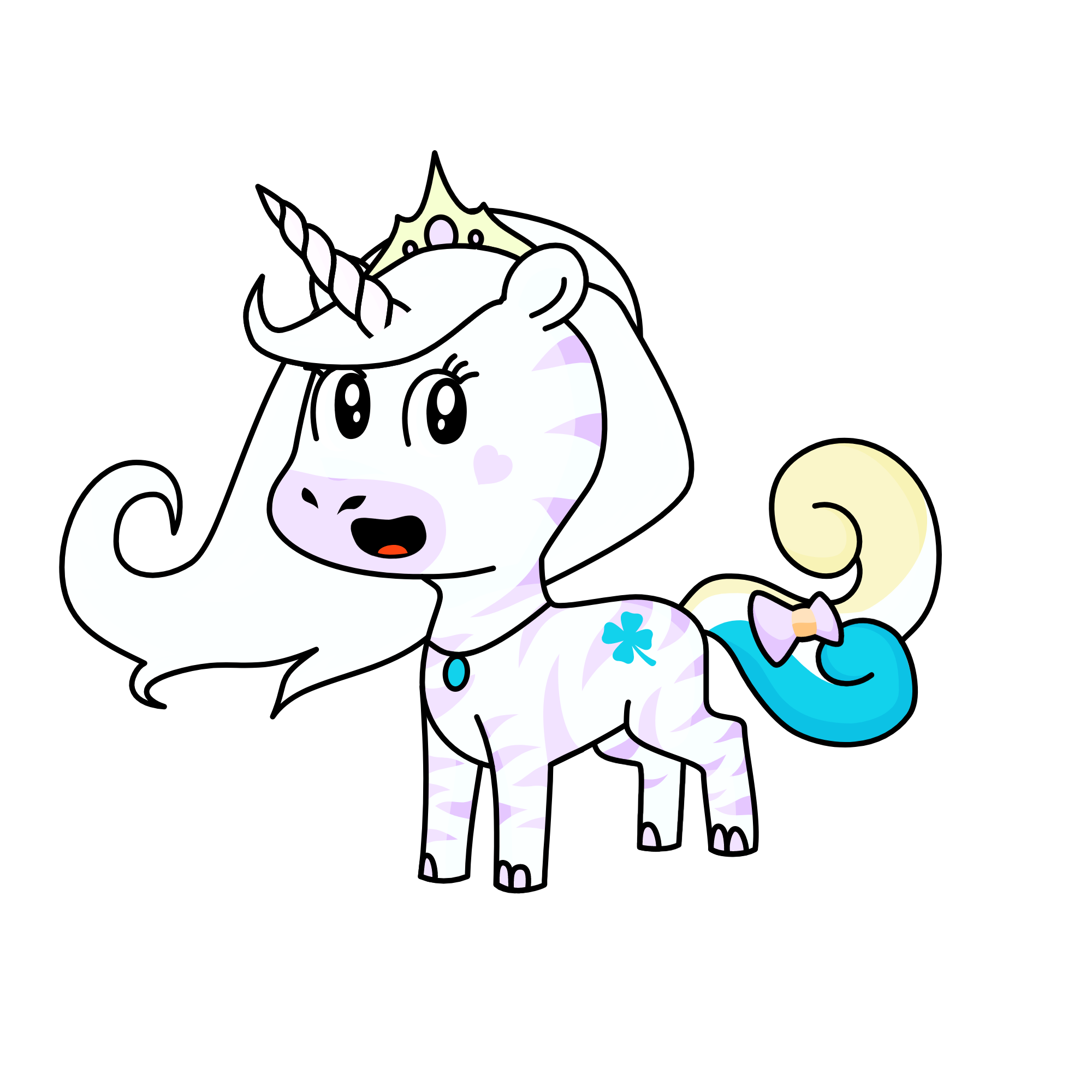 Princess Rainbow, the unicorn