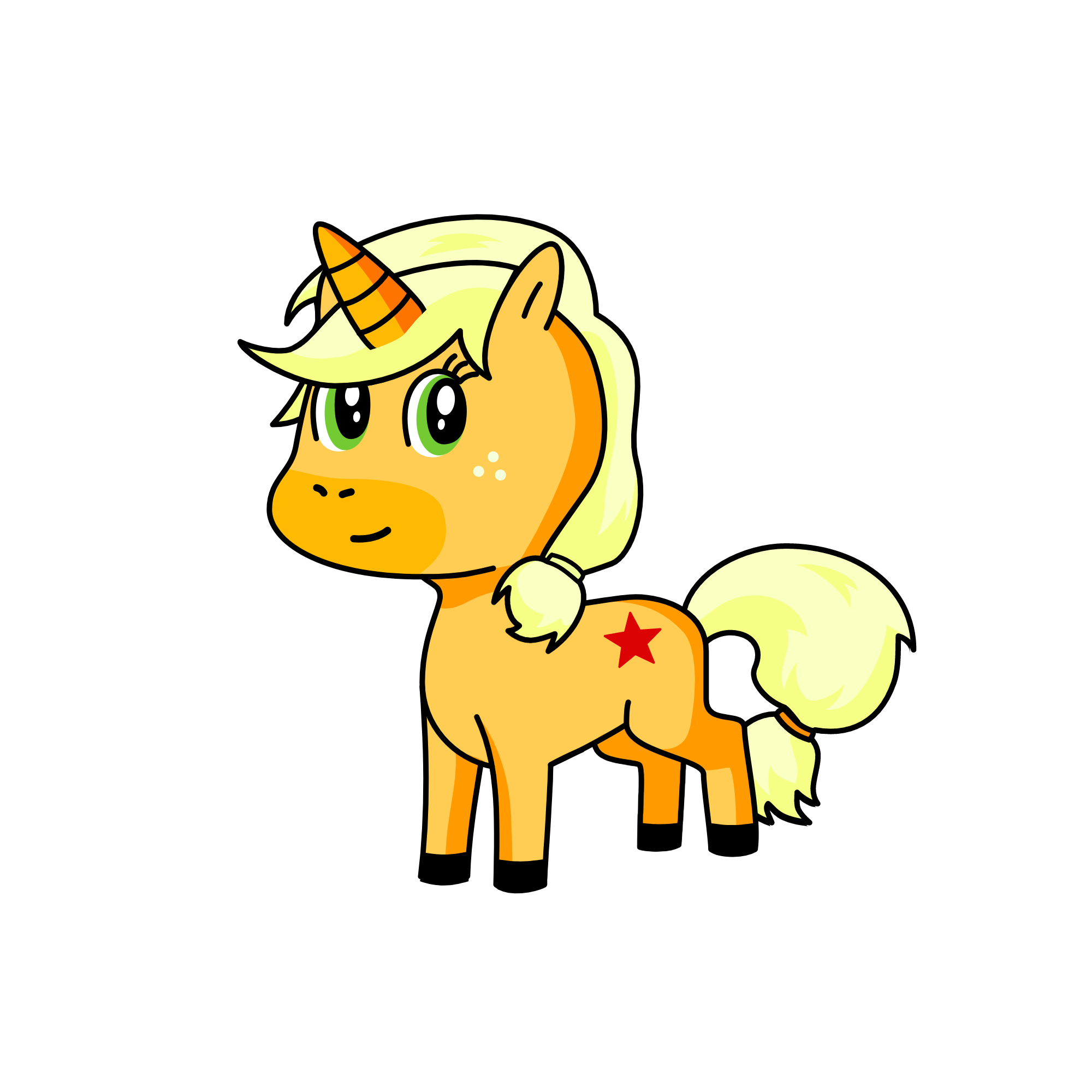 applejack, the unicorn
