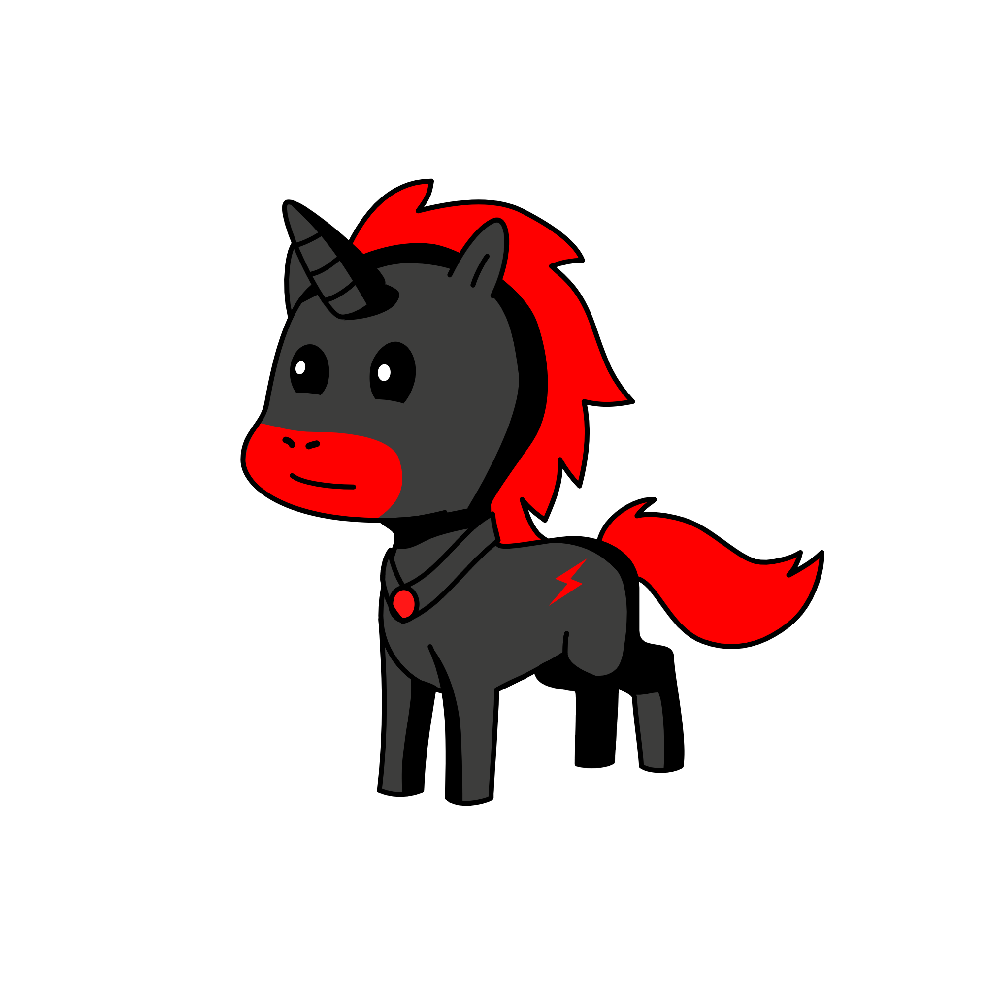 Satn, the unicorn