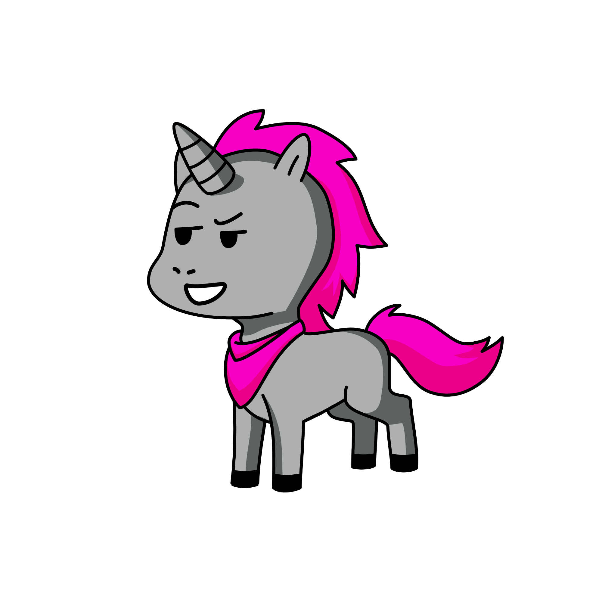 Pinkis, the unicorn