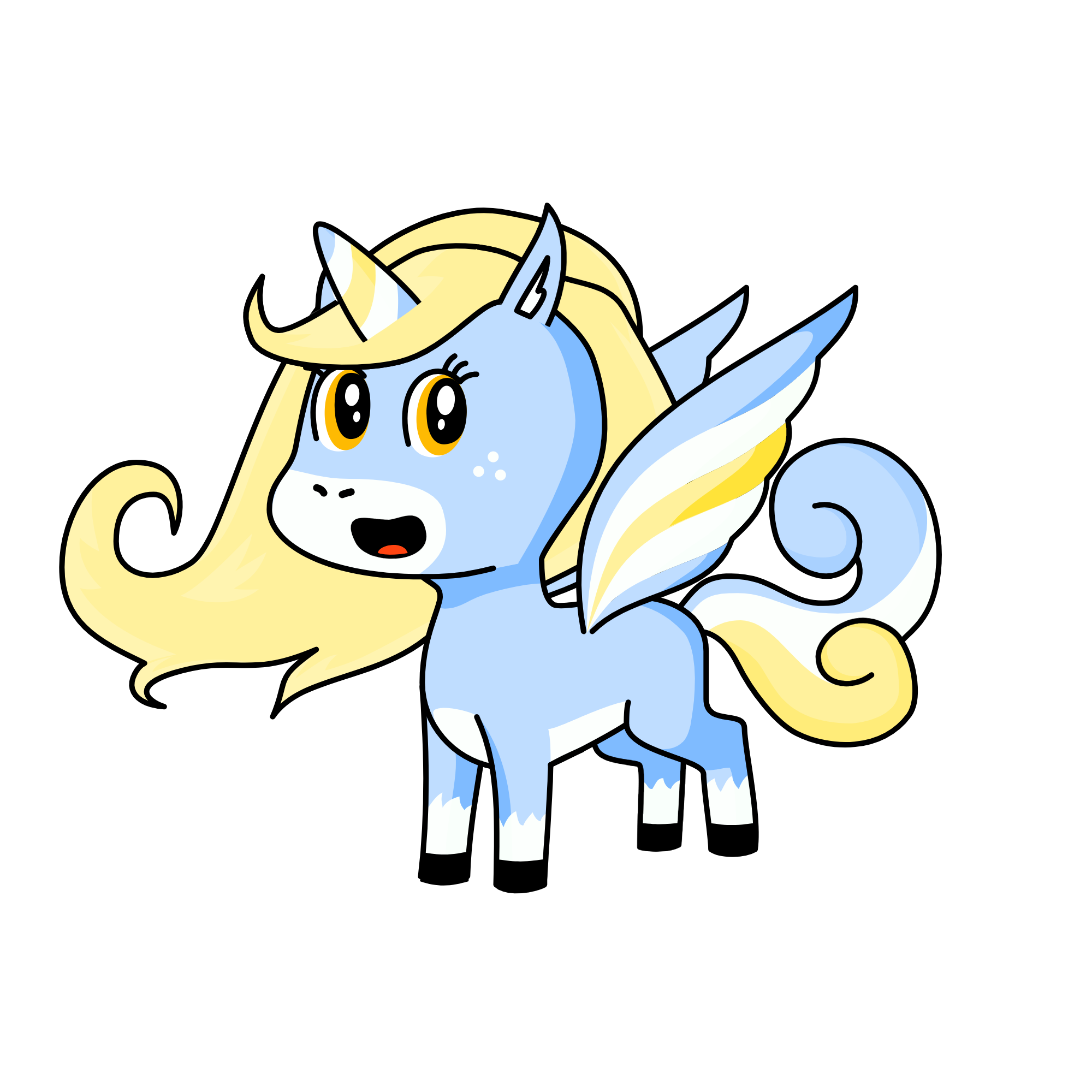 Hanukkorn, the unicorn