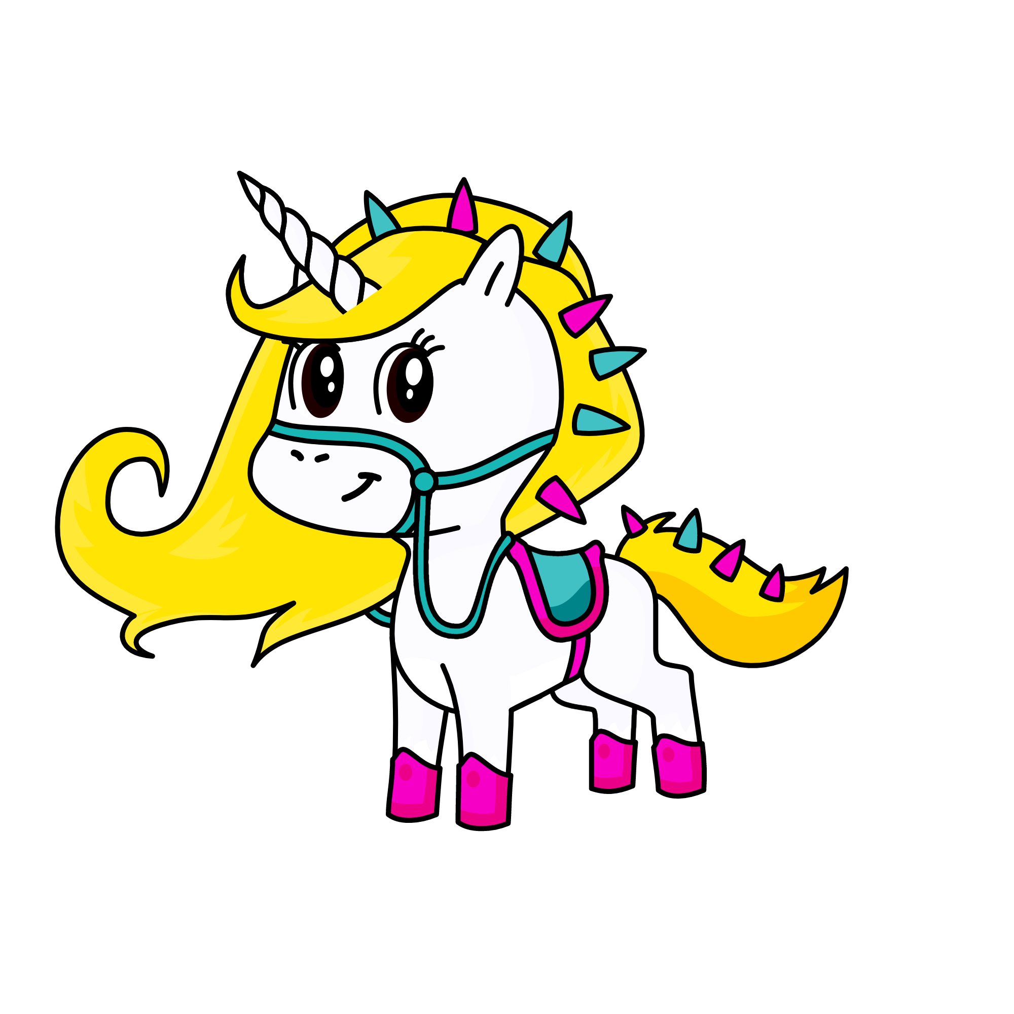 SILVER THE MOST POWERFUL UNICORN WILL DESTROY THE USER NAMED ., the unicorn